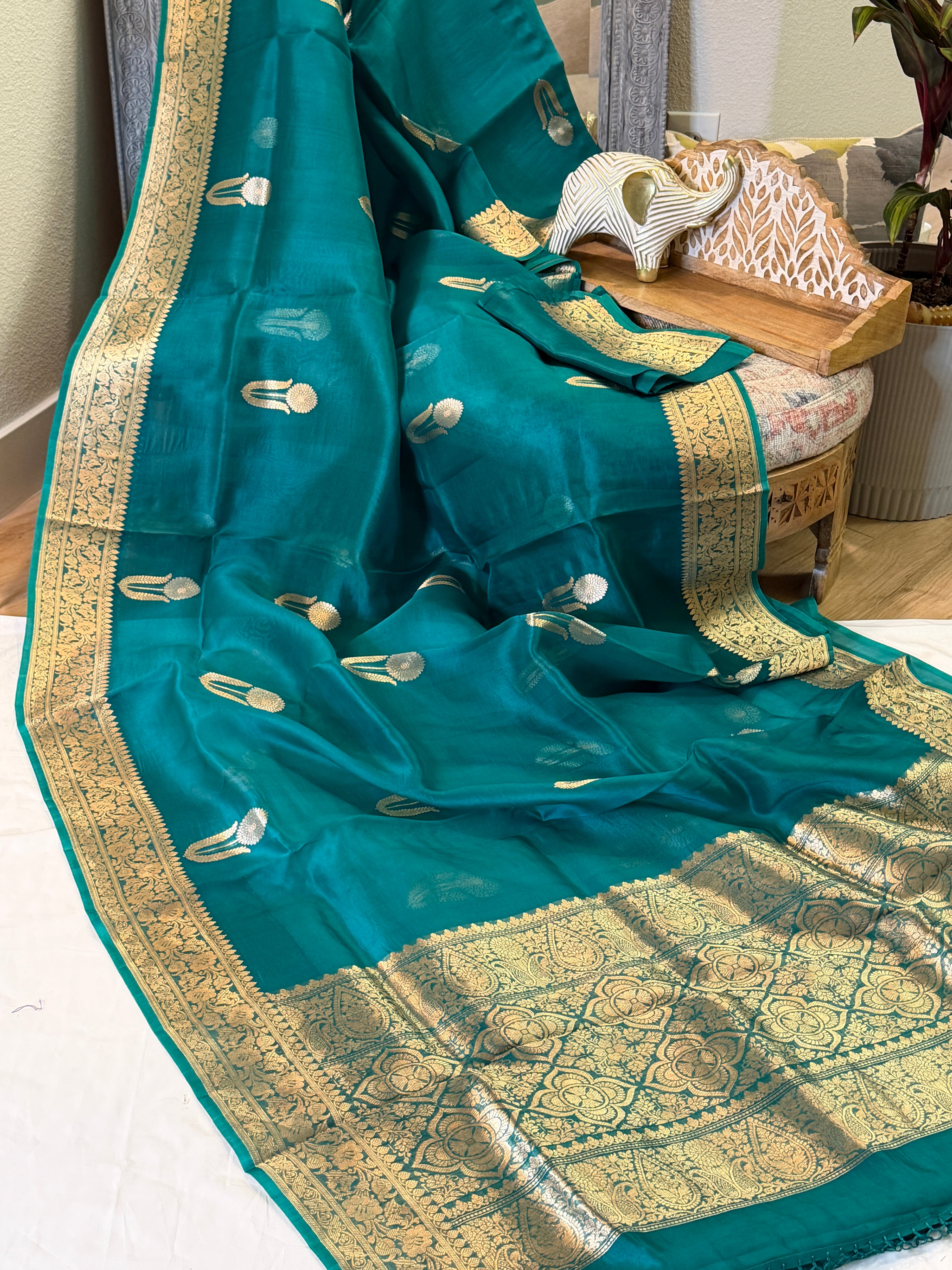 Banarasi Kora Organza Silk Saree