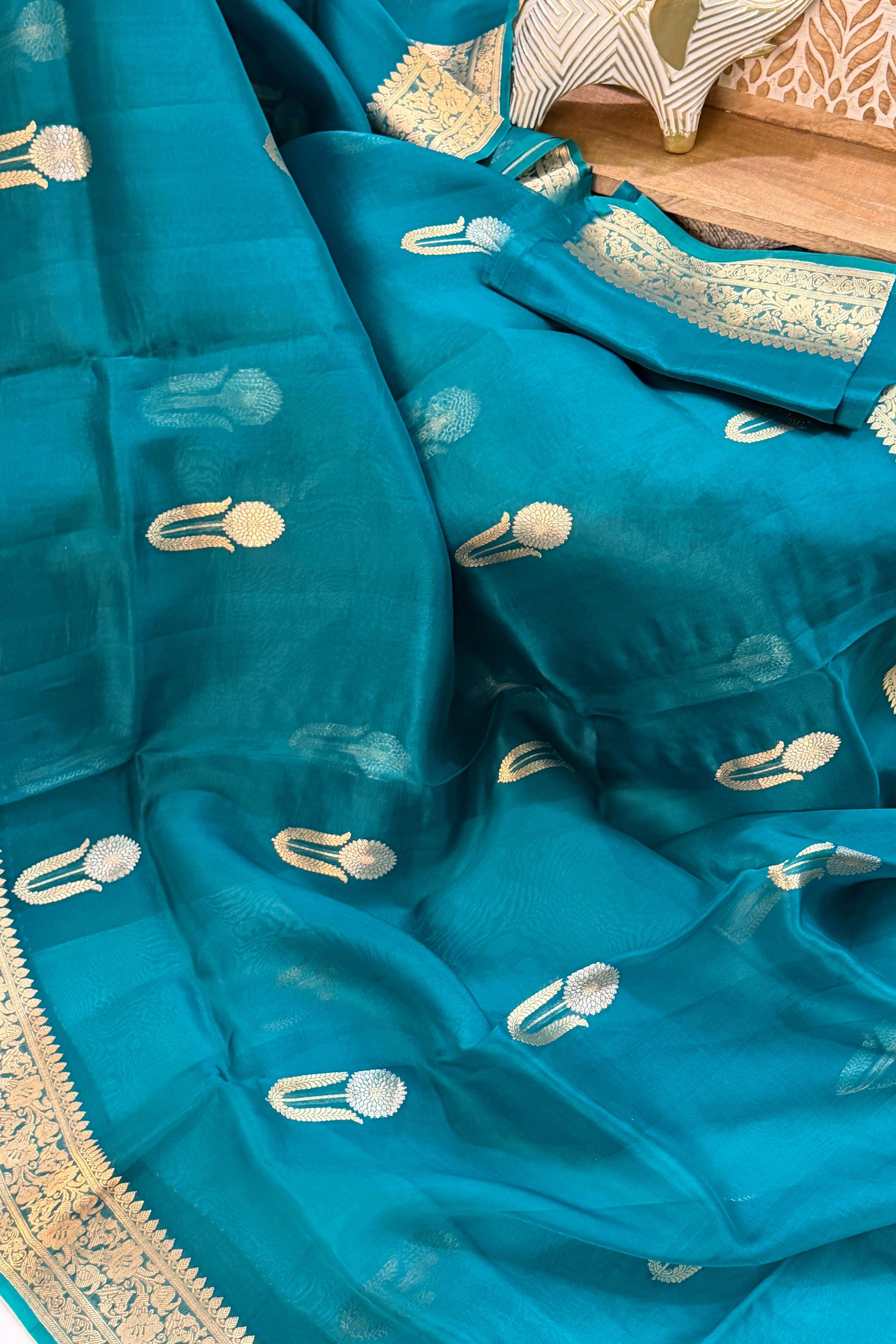 Banarasi Kora Organza Silk Saree
