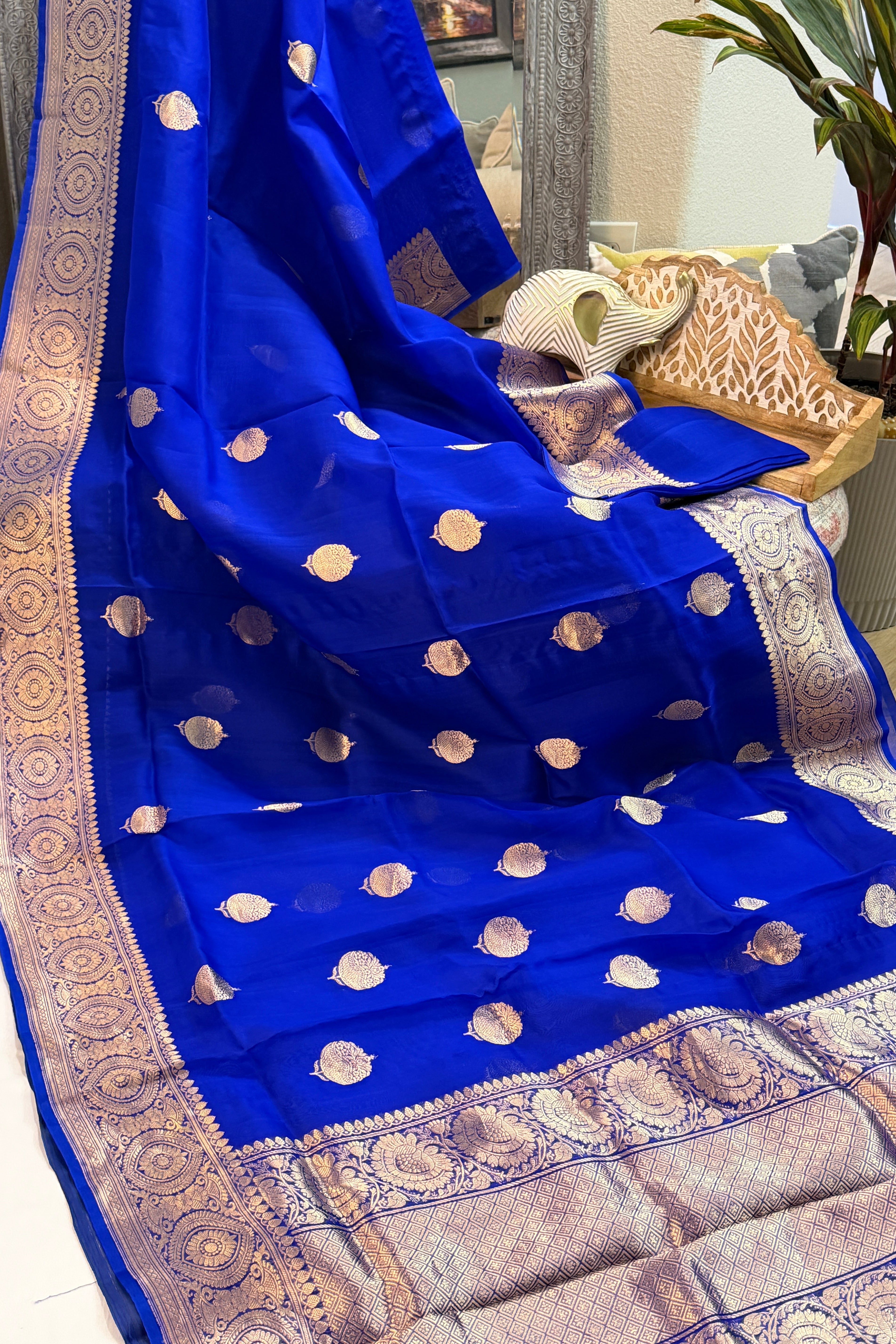 Banarasi Kora Organza Silk Saree