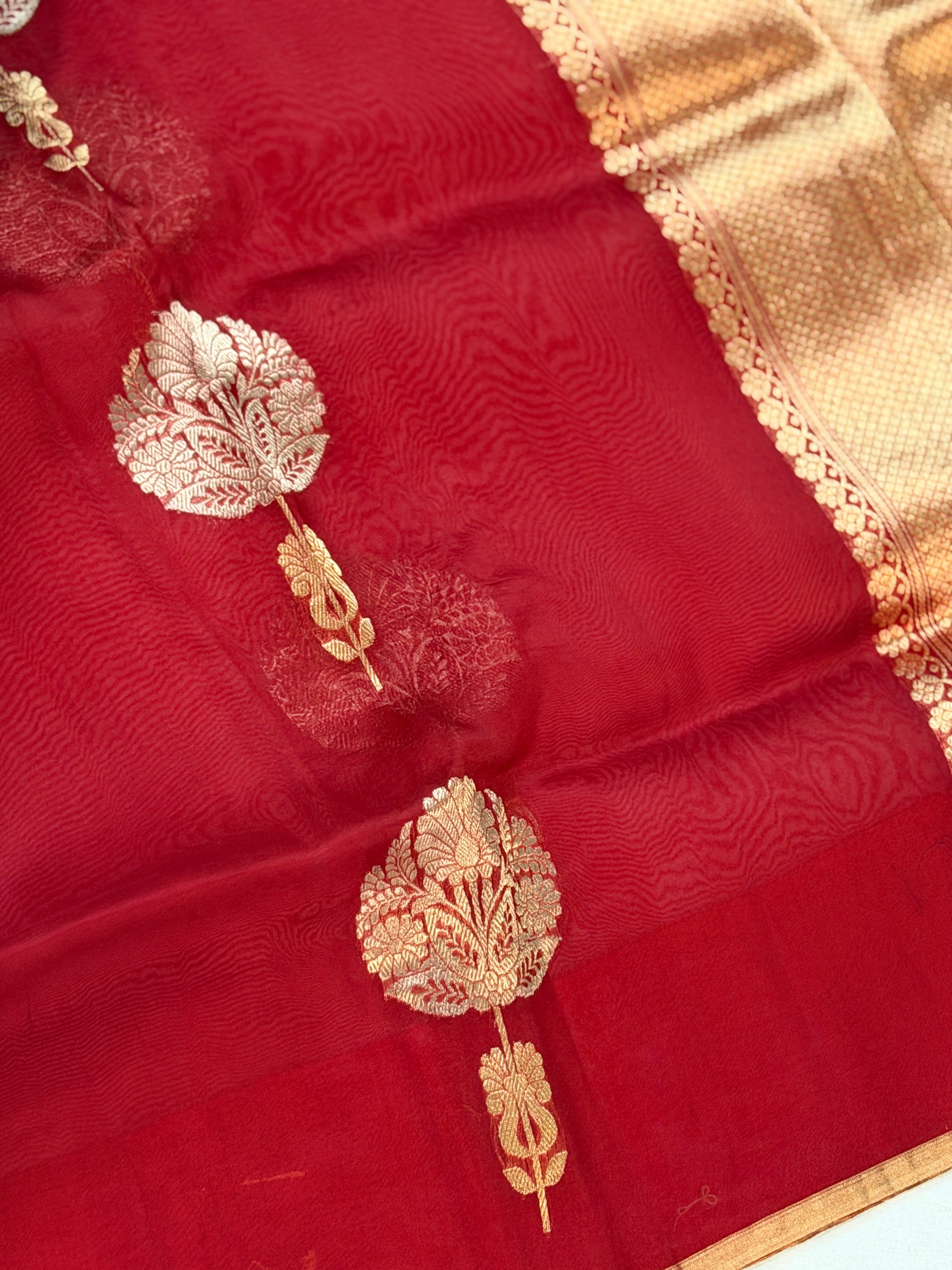 Banarasi Kora Organza Silk Saree