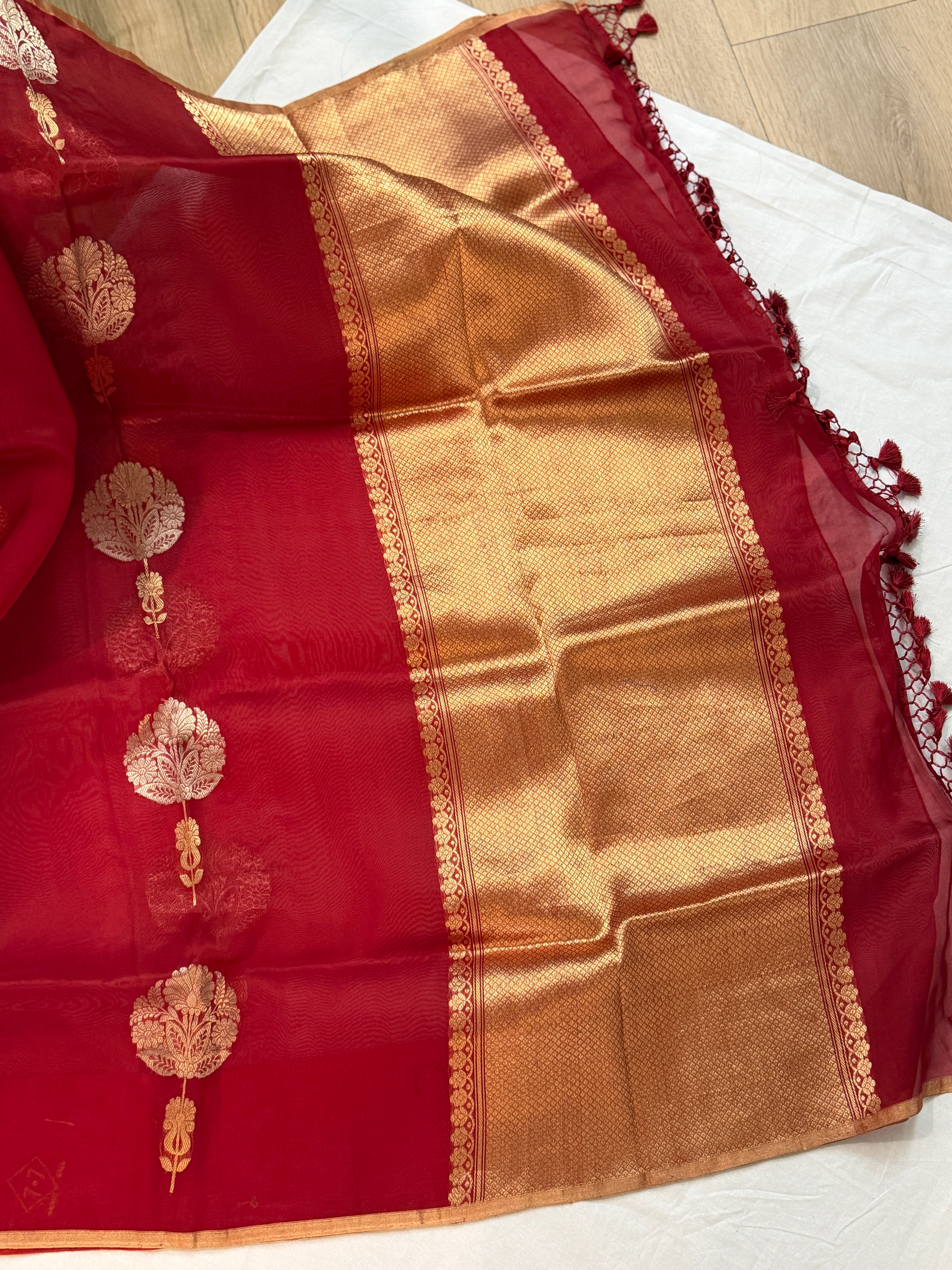Banarasi Kora Organza Silk Saree