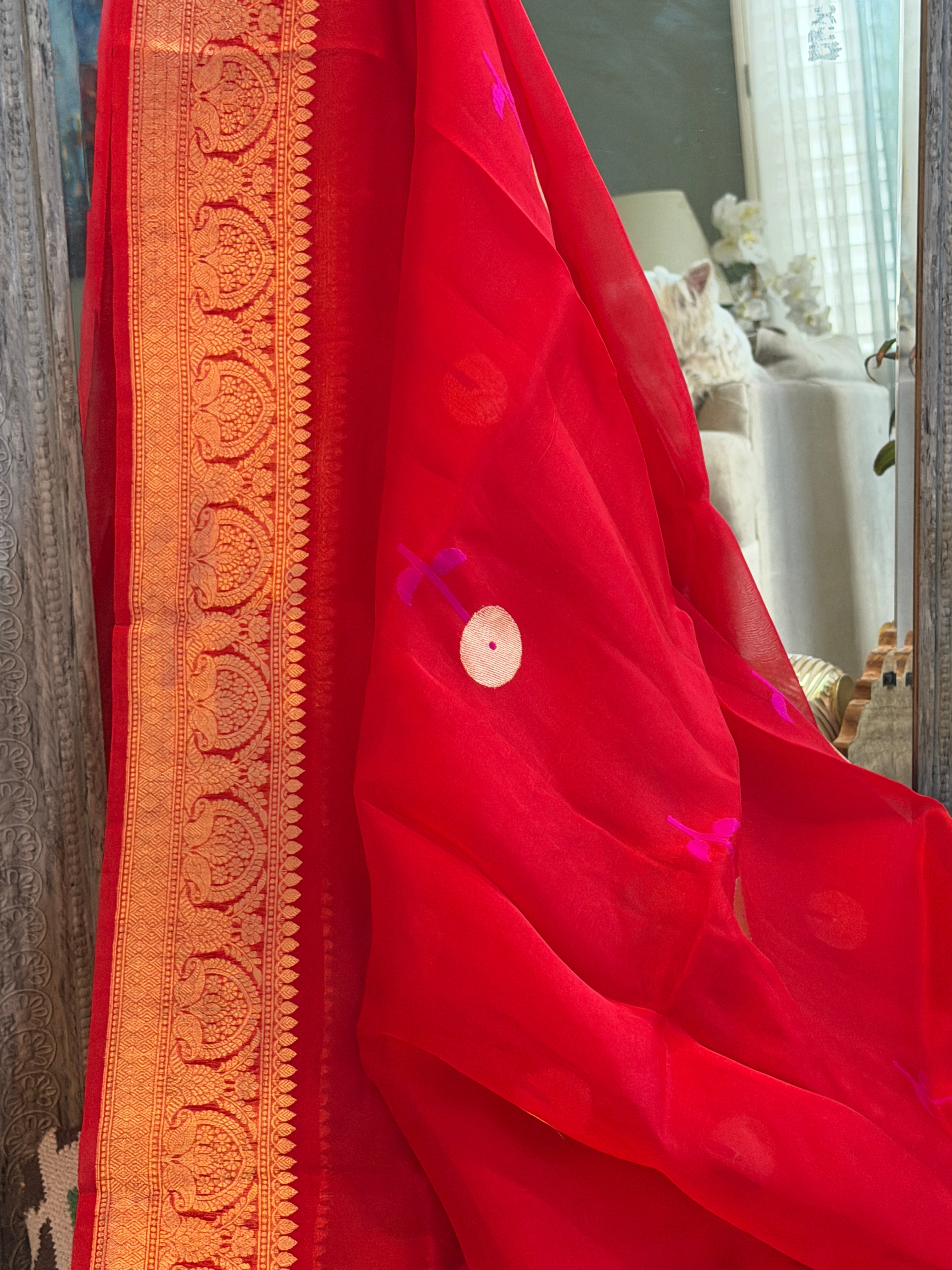 Banarasi Kora Organza Silk Saree