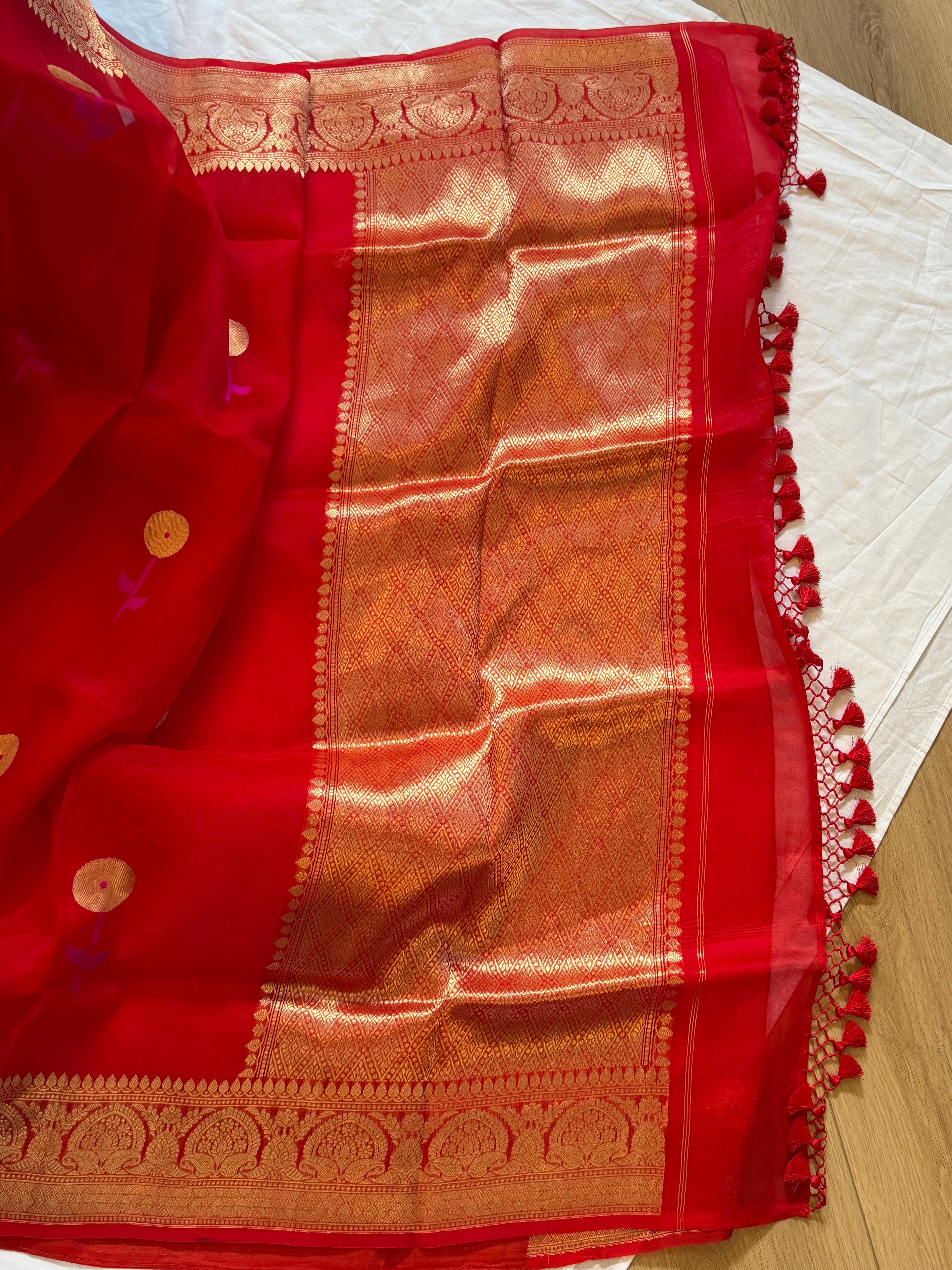 Banarasi Kora Organza Silk Saree