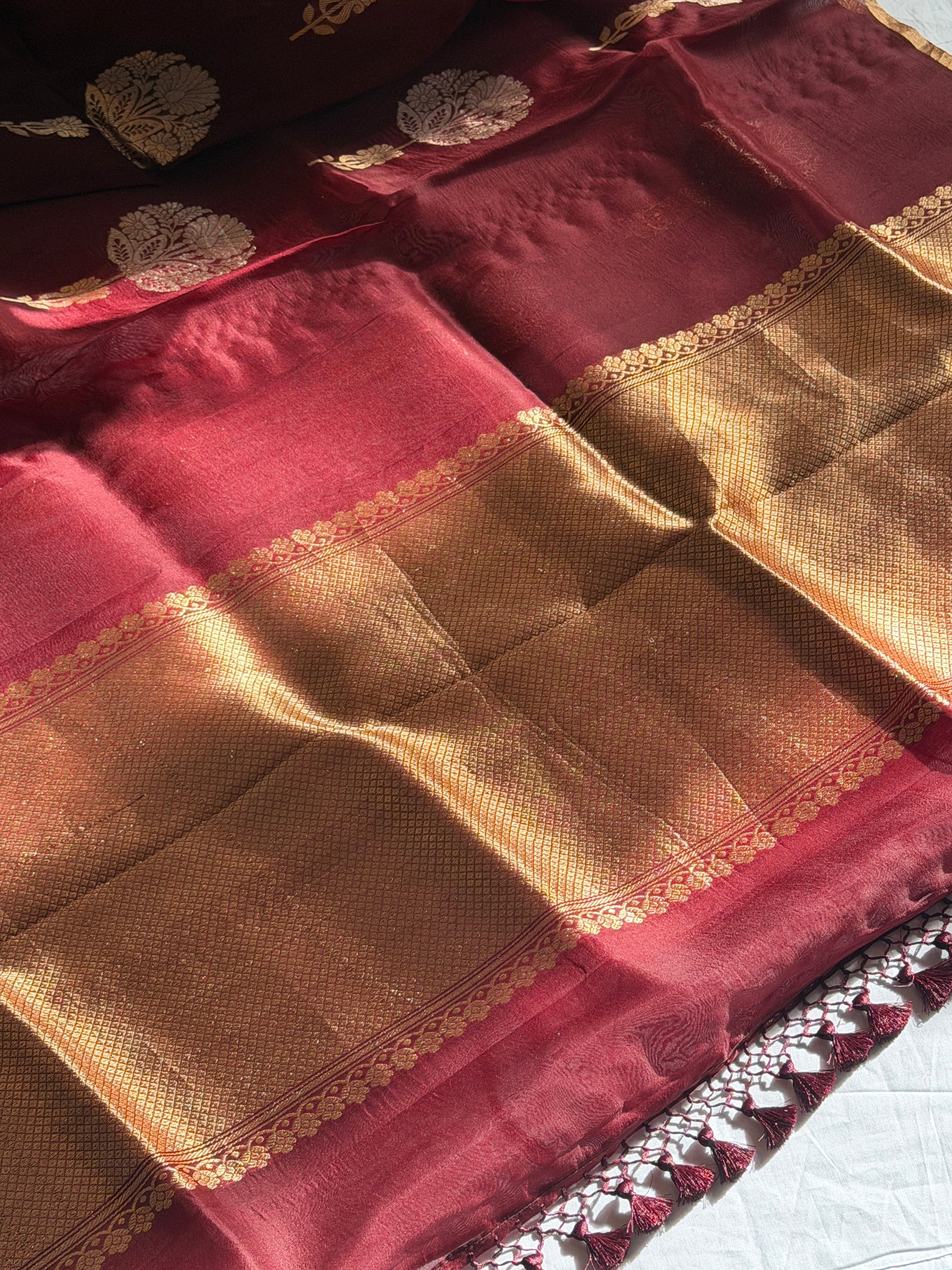Banarasi Kora Organza Silk Saree