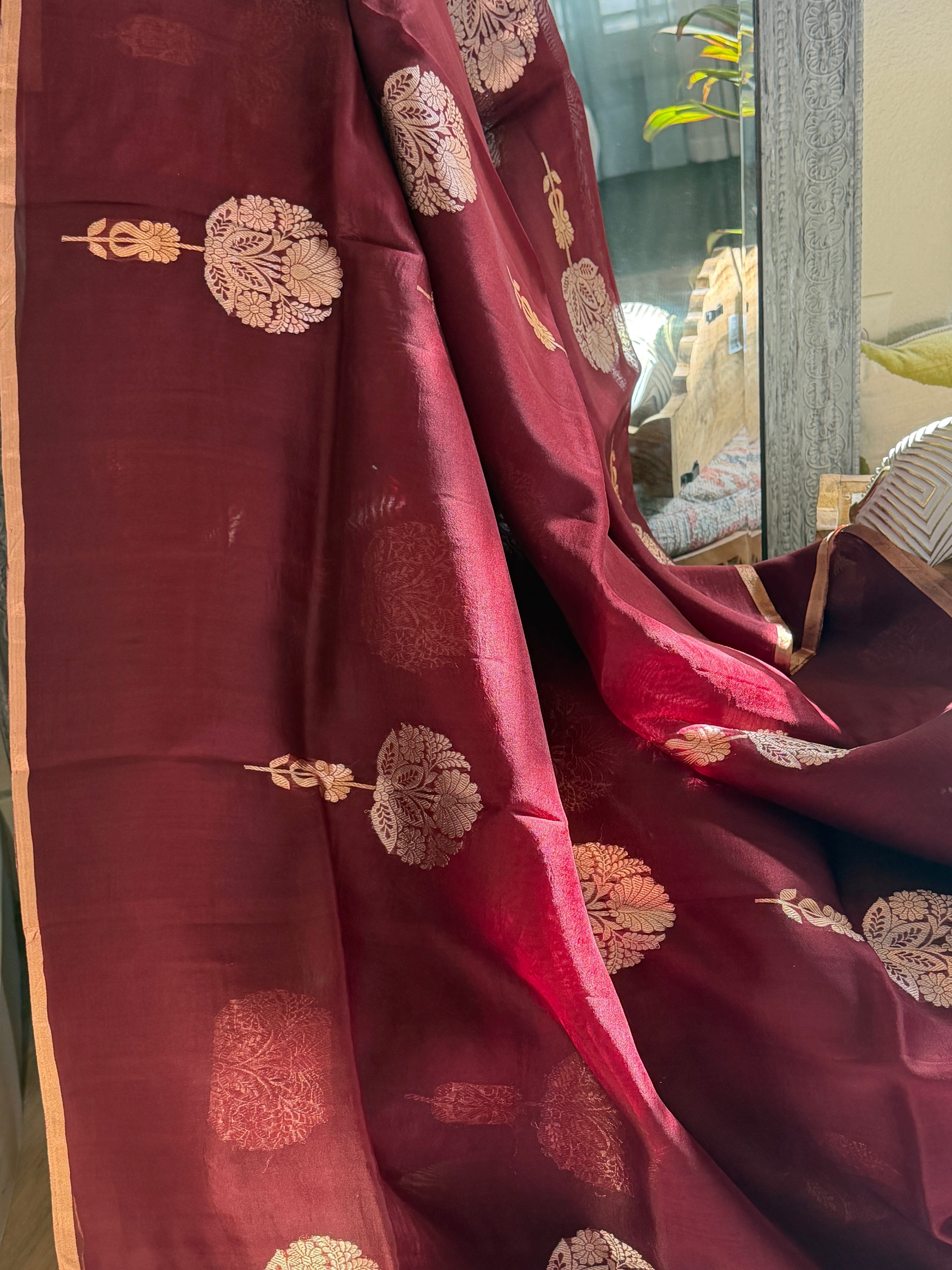 Banarasi Kora Organza Silk Saree