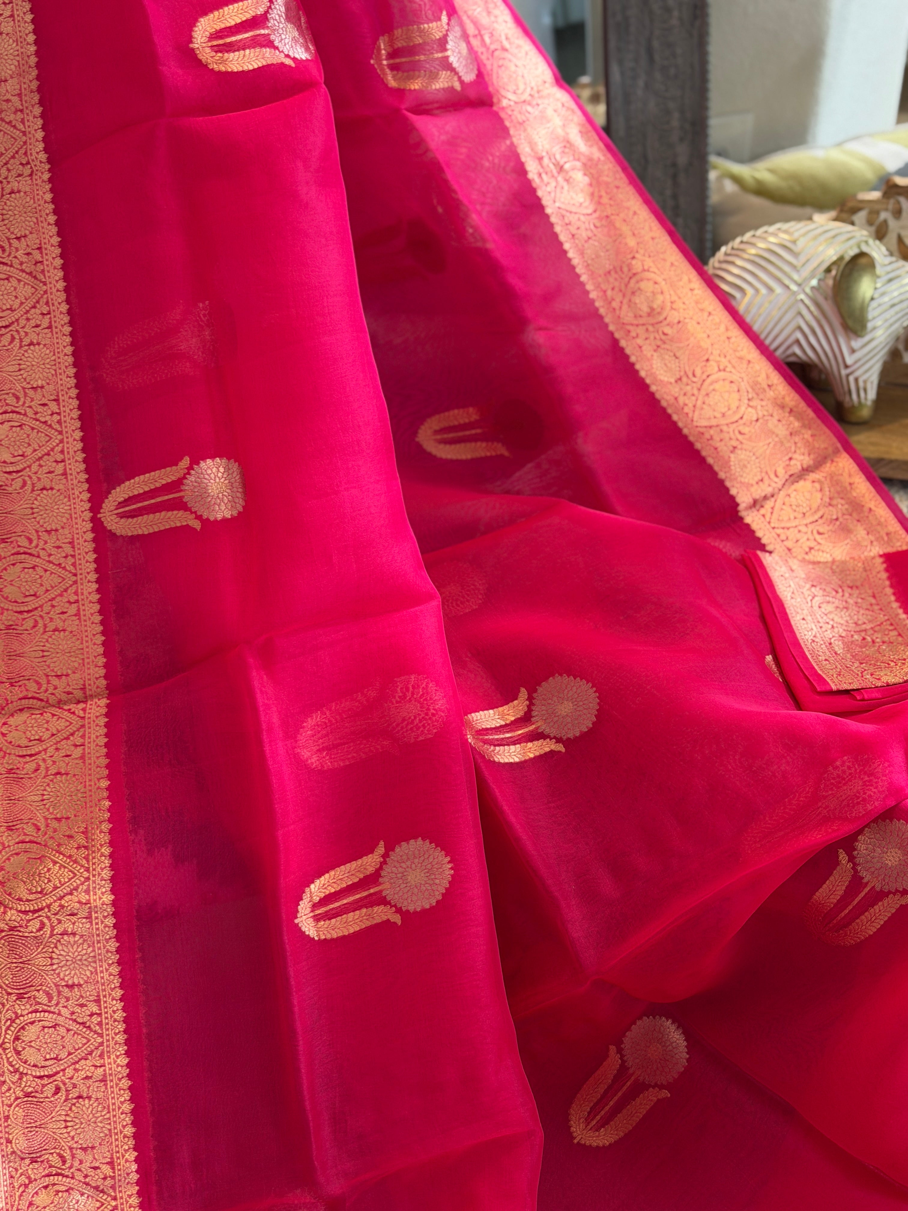 Banarasi Kora Organza Silk Saree