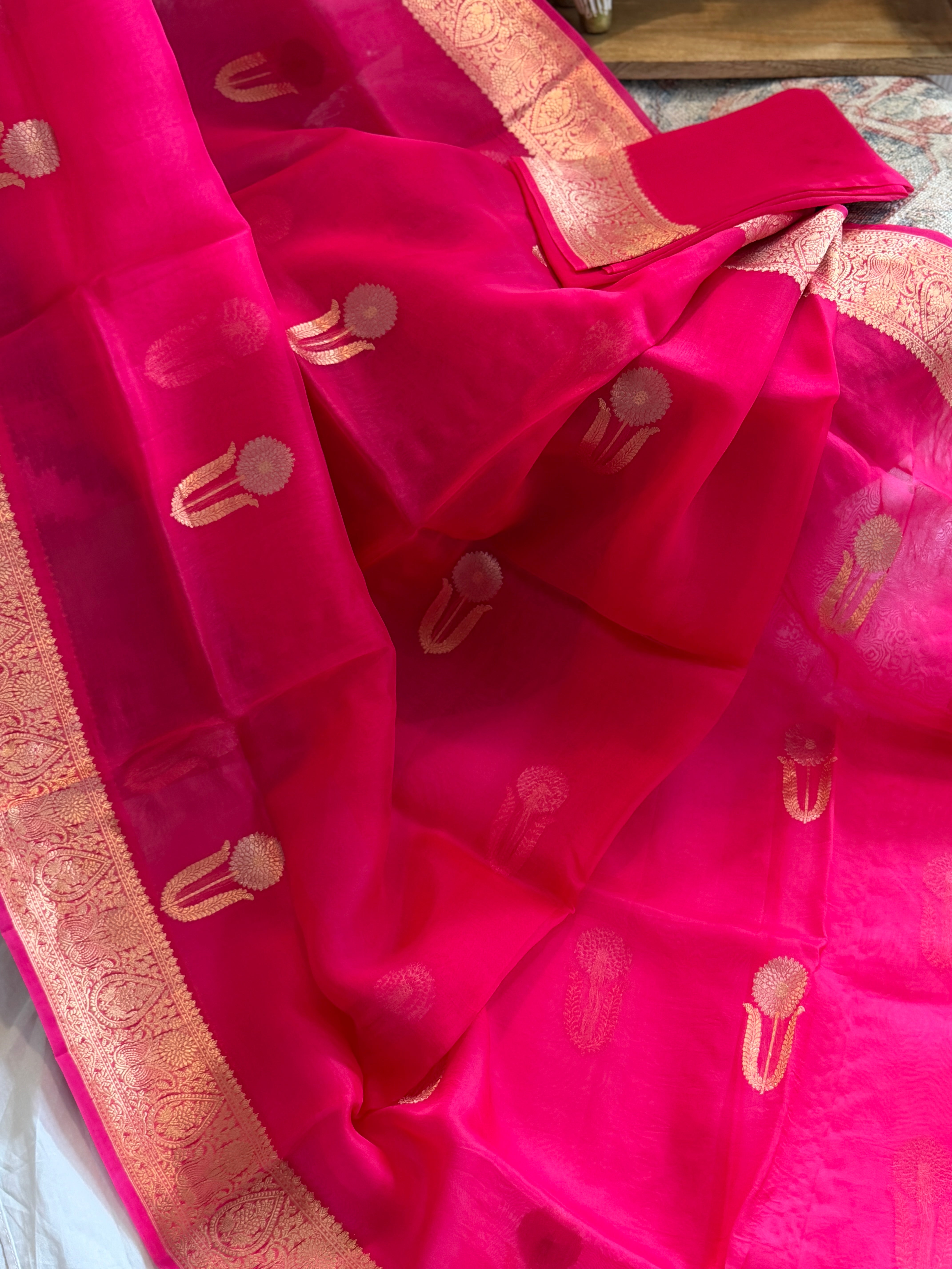 Banarasi Kora Organza Silk Saree