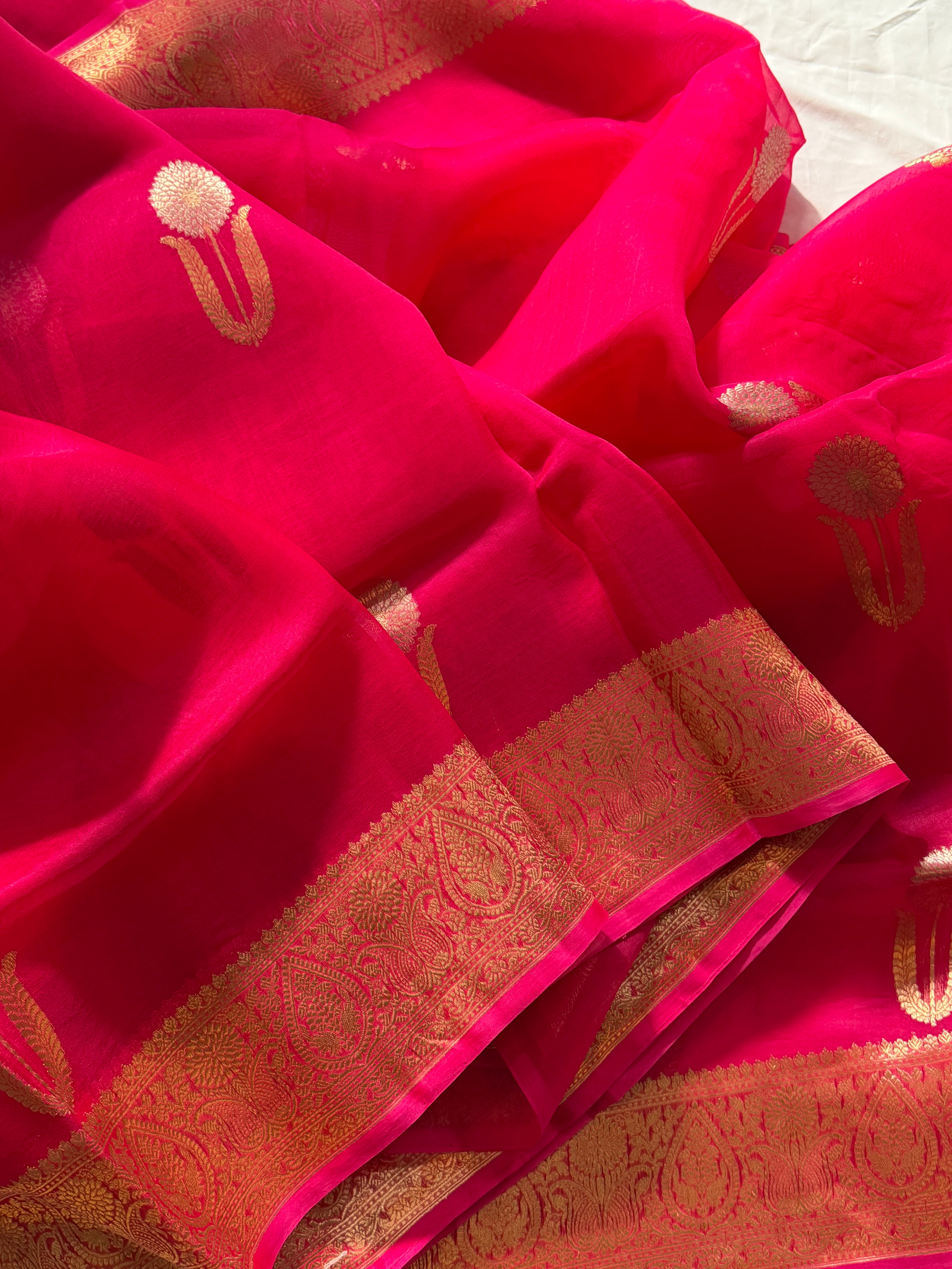 Banarasi Kora Organza Silk Saree