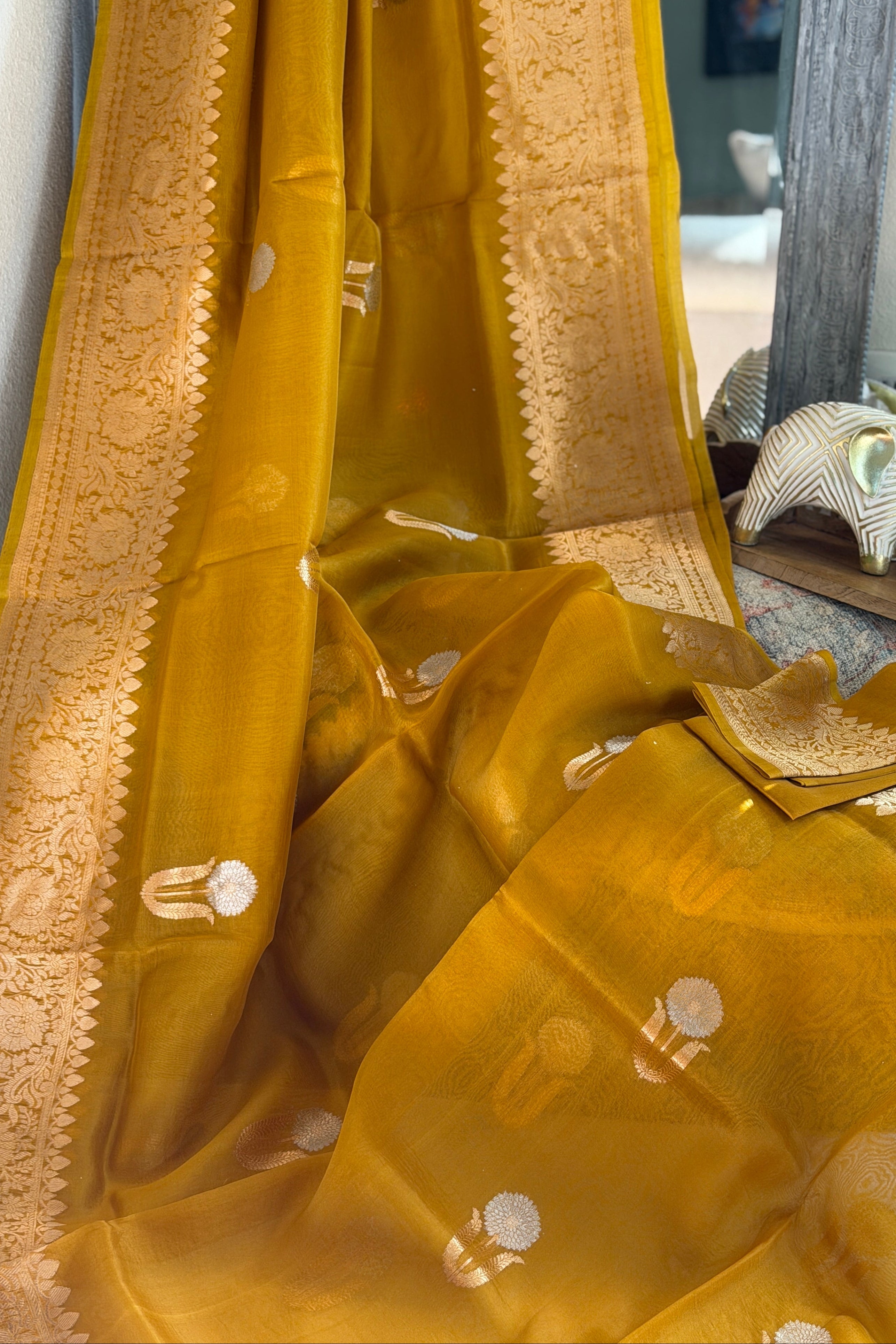 Banarasi Kora Organza Silk Saree