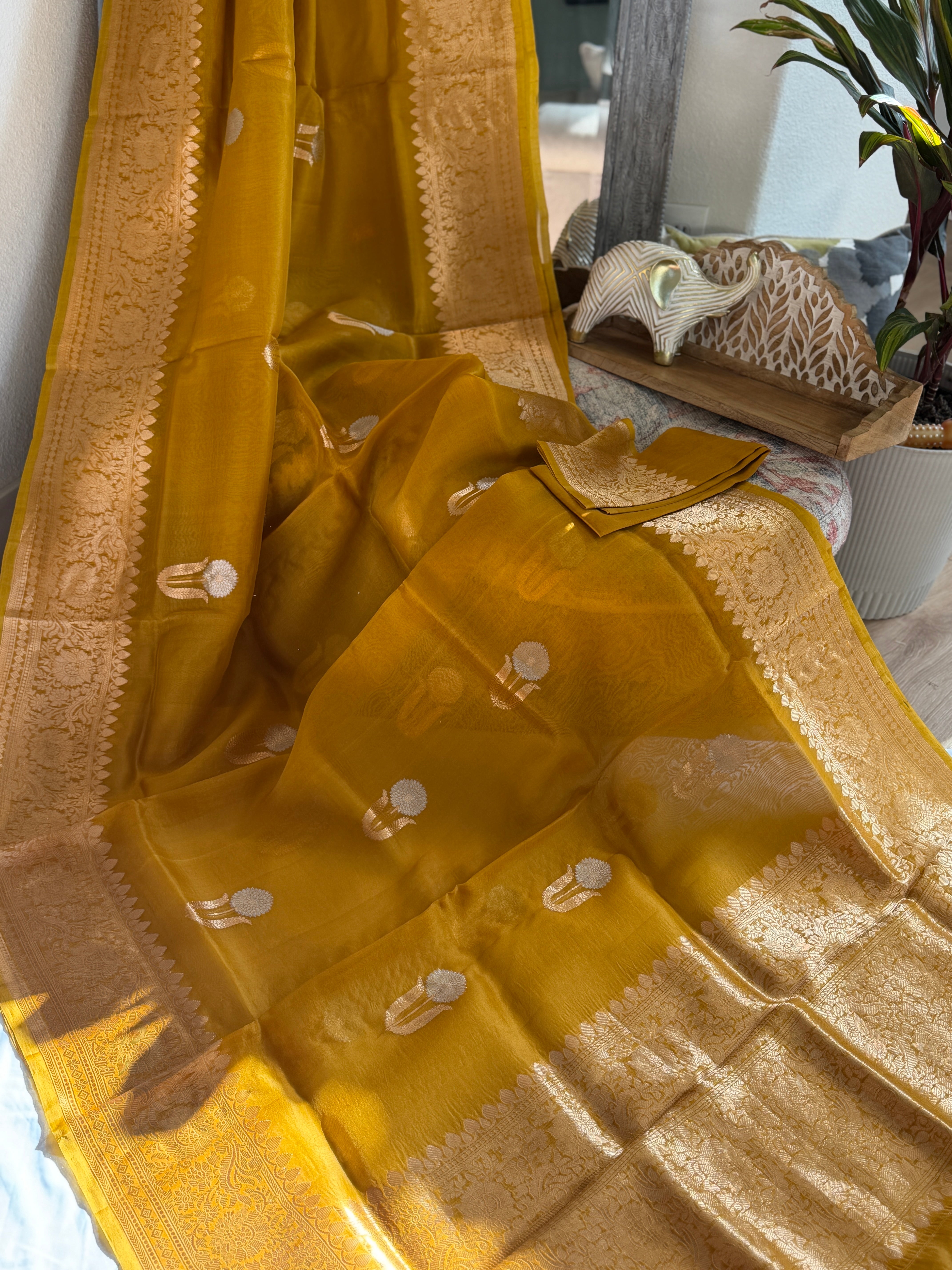 Banarasi Kora Organza Silk Saree