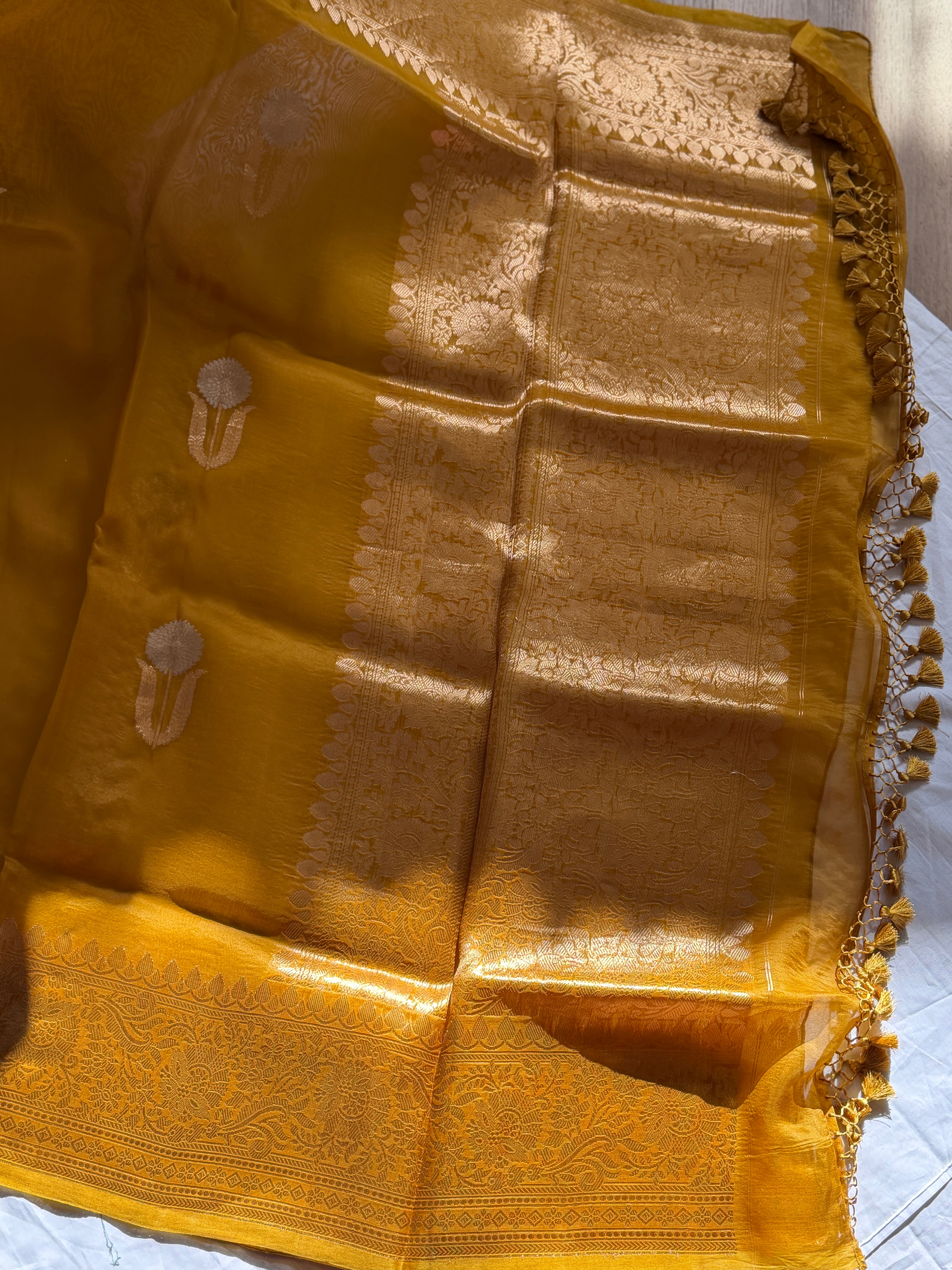 Banarasi Kora Organza Silk Saree