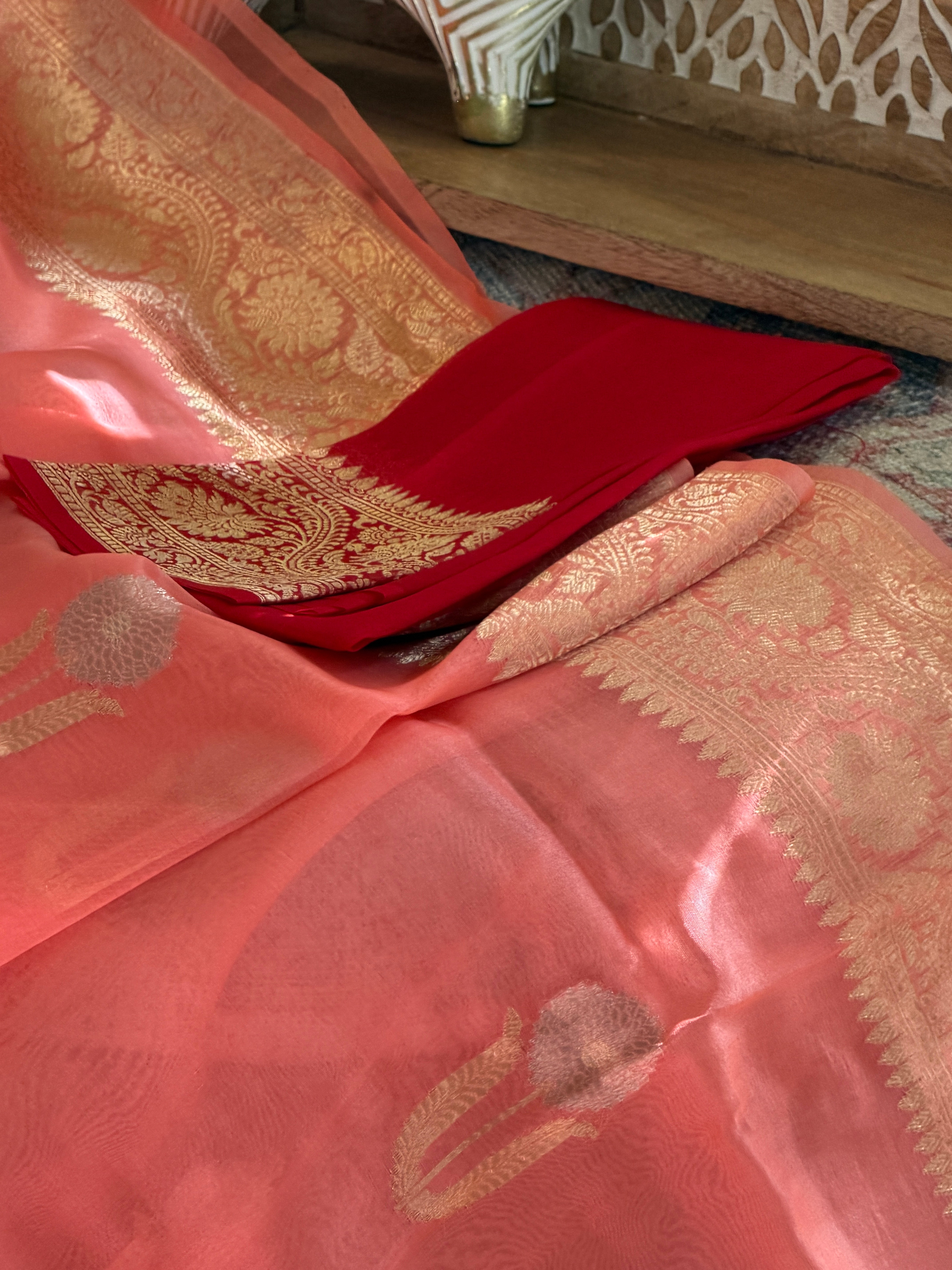 Banarasi Kora Organza Silk Saree