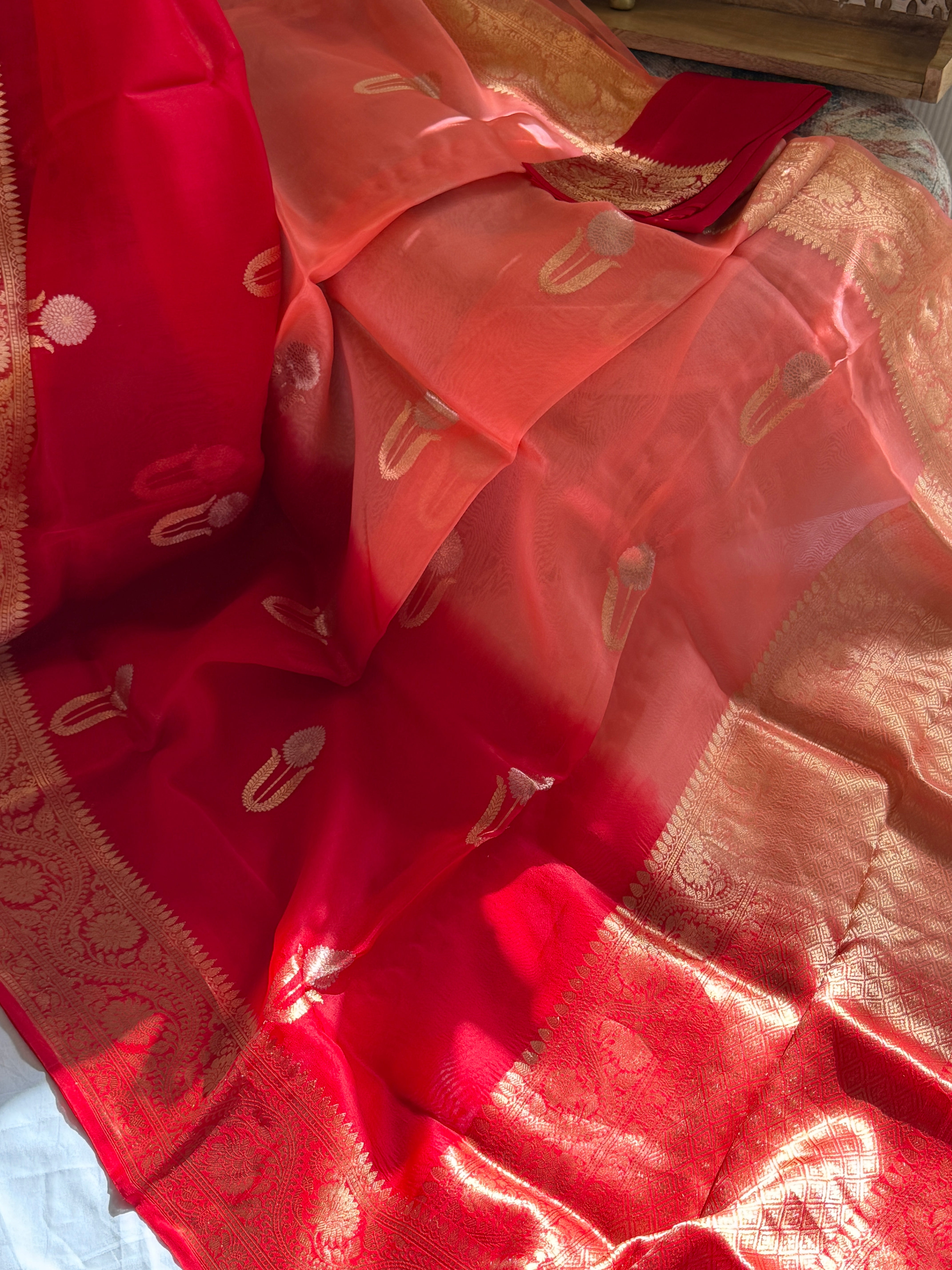 Banarasi Kora Organza Silk Saree