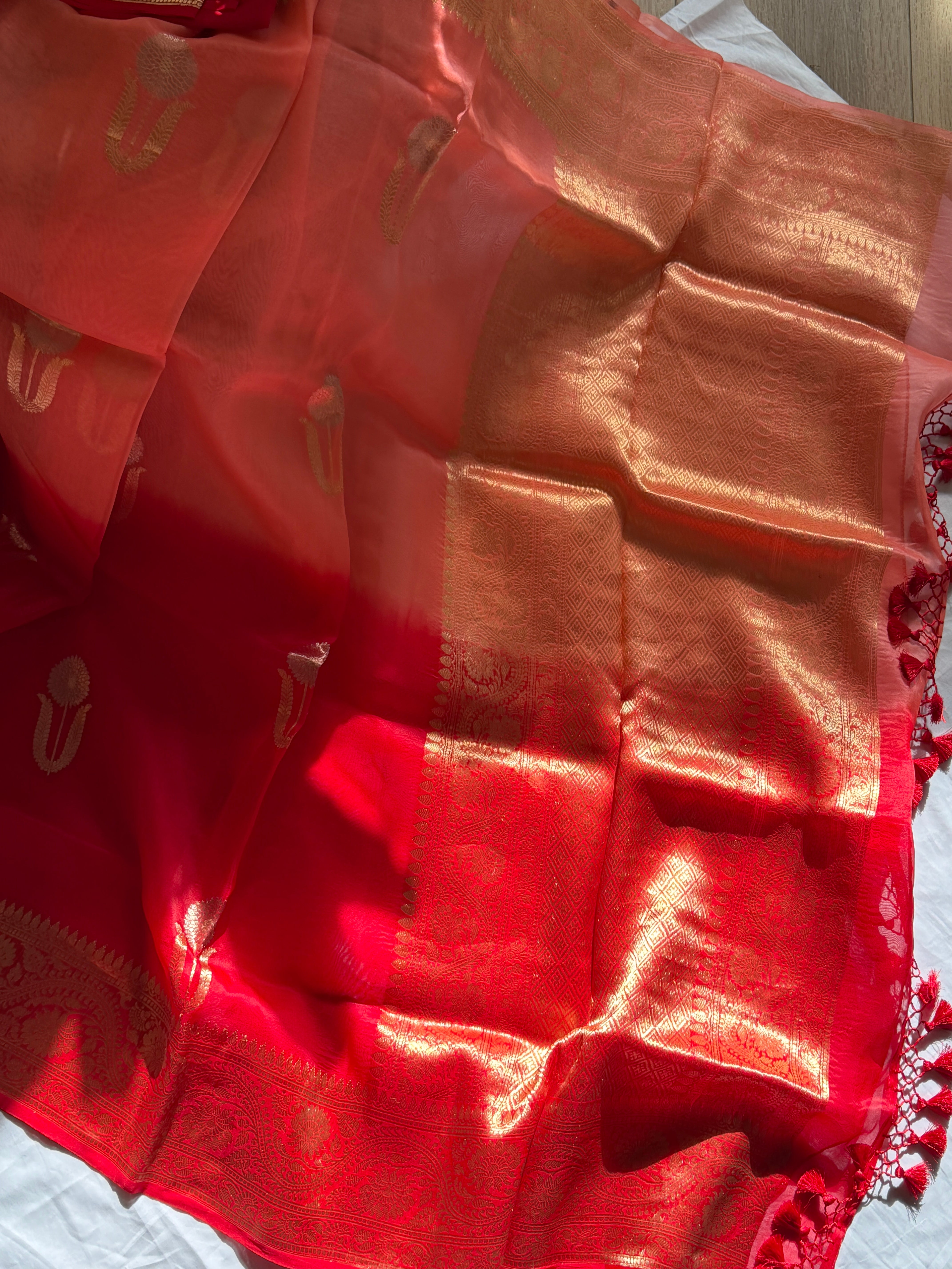 Banarasi Kora Organza Silk Saree