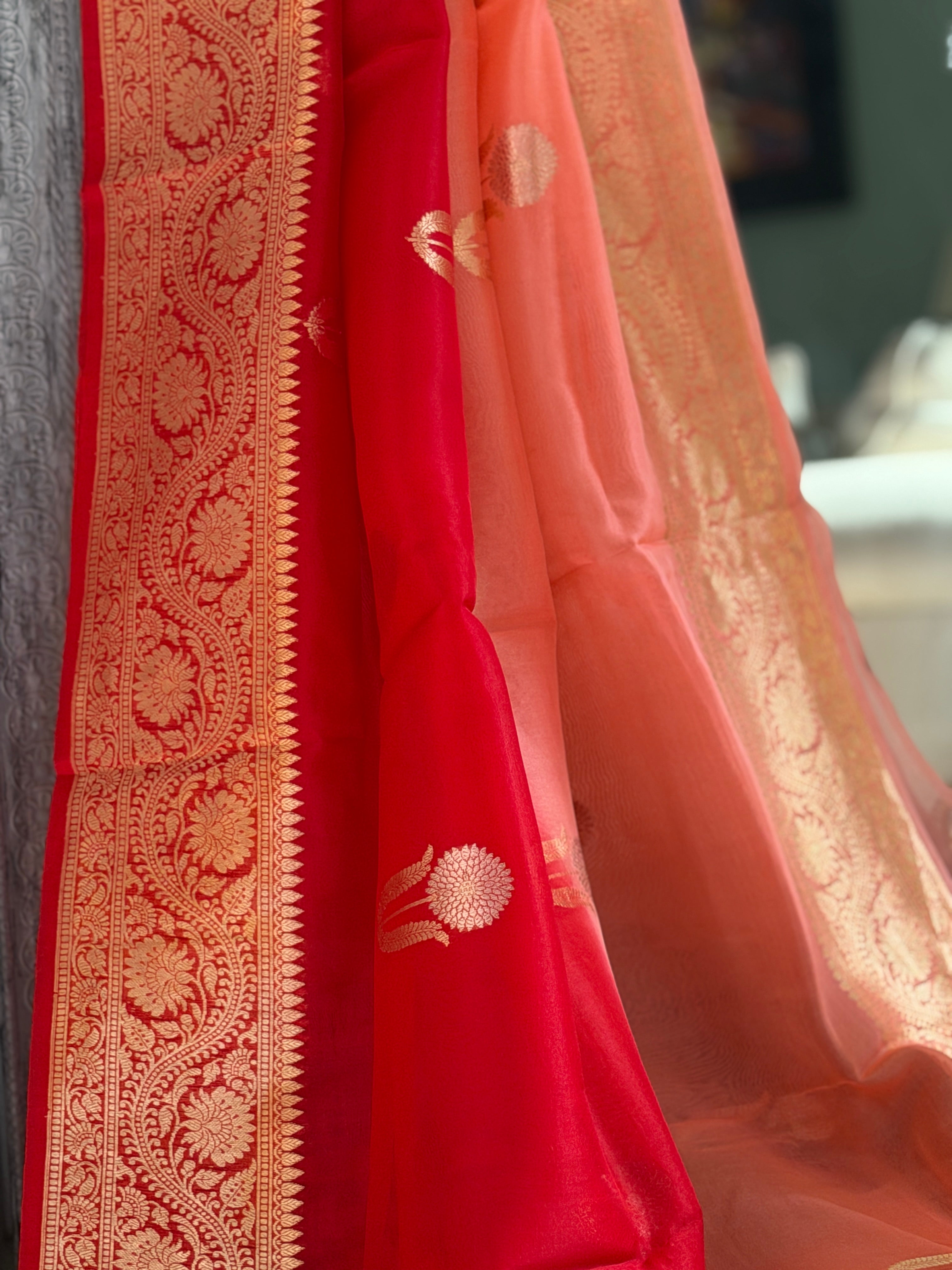 Banarasi Kora Organza Silk Saree