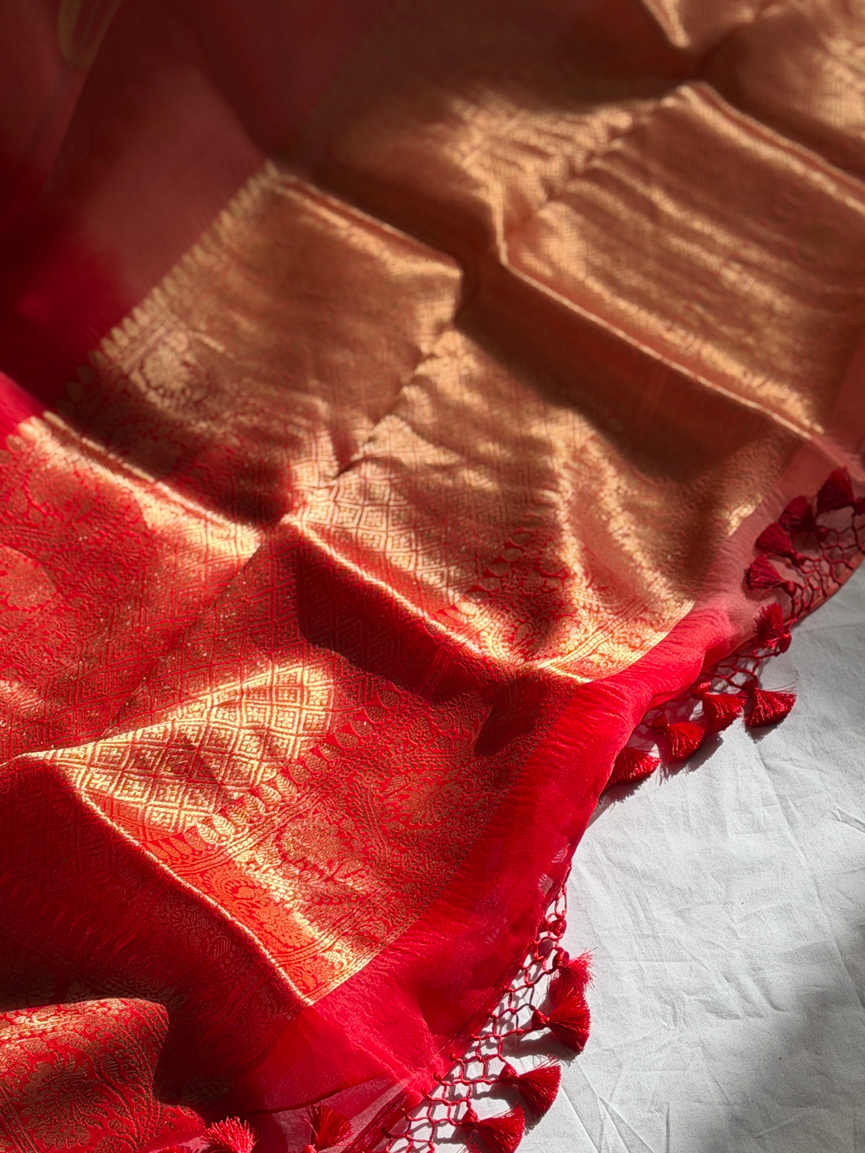 Banarasi Kora Organza Silk Saree