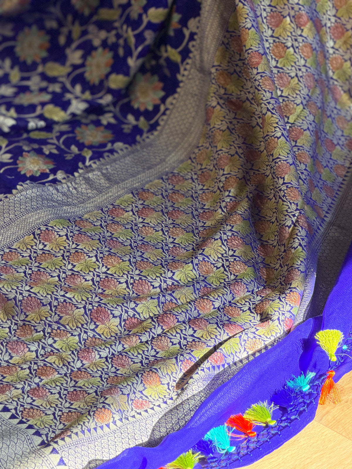 Khaddi Georgette Banarasi Saree