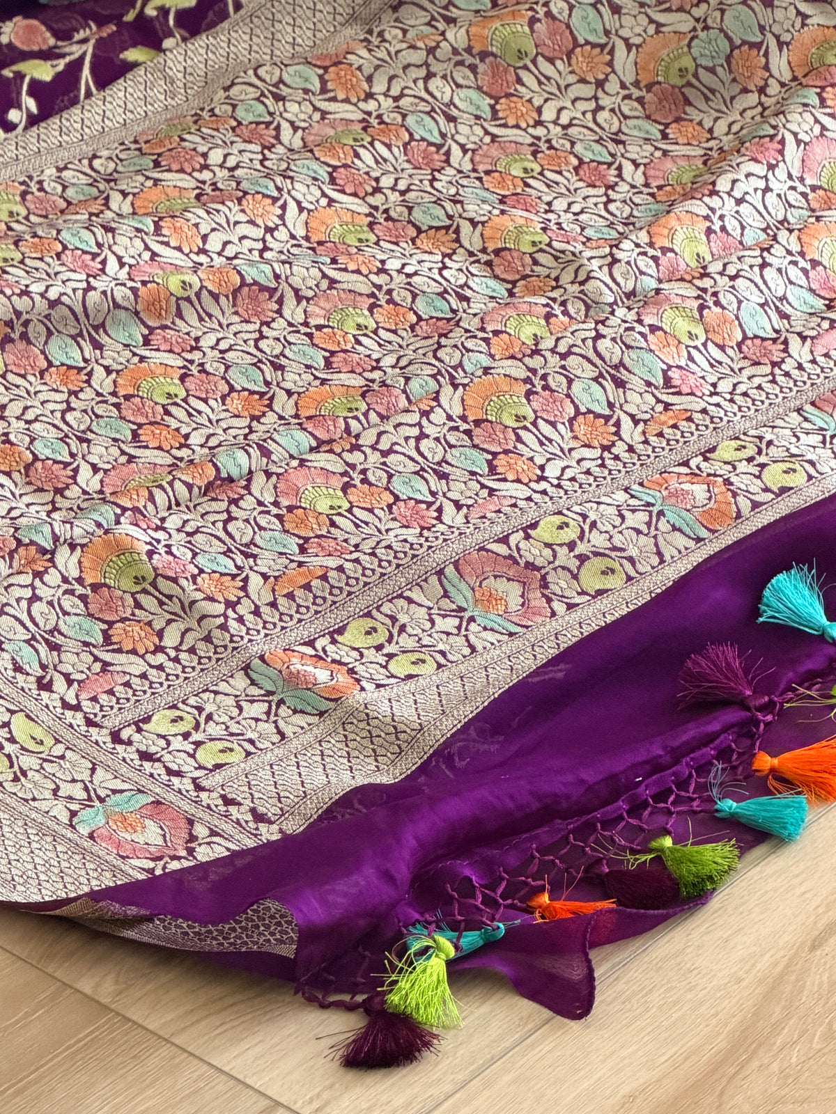 Khaddi Georgette Banarasi Saree