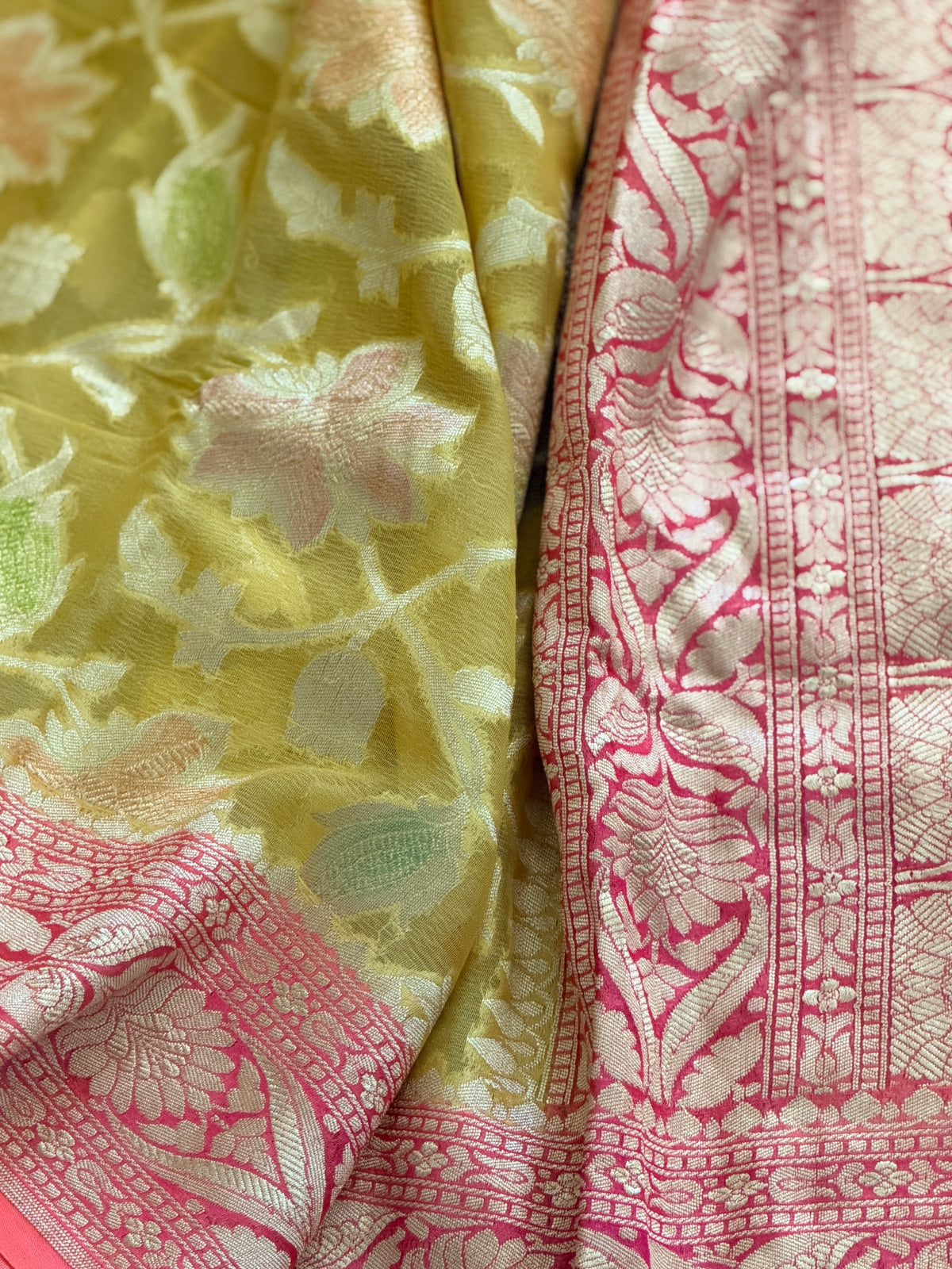 Khaddi Georgette Banarasi Saree
