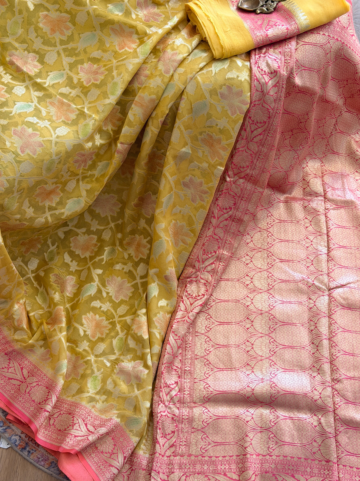 Khaddi Georgette Banarasi Saree