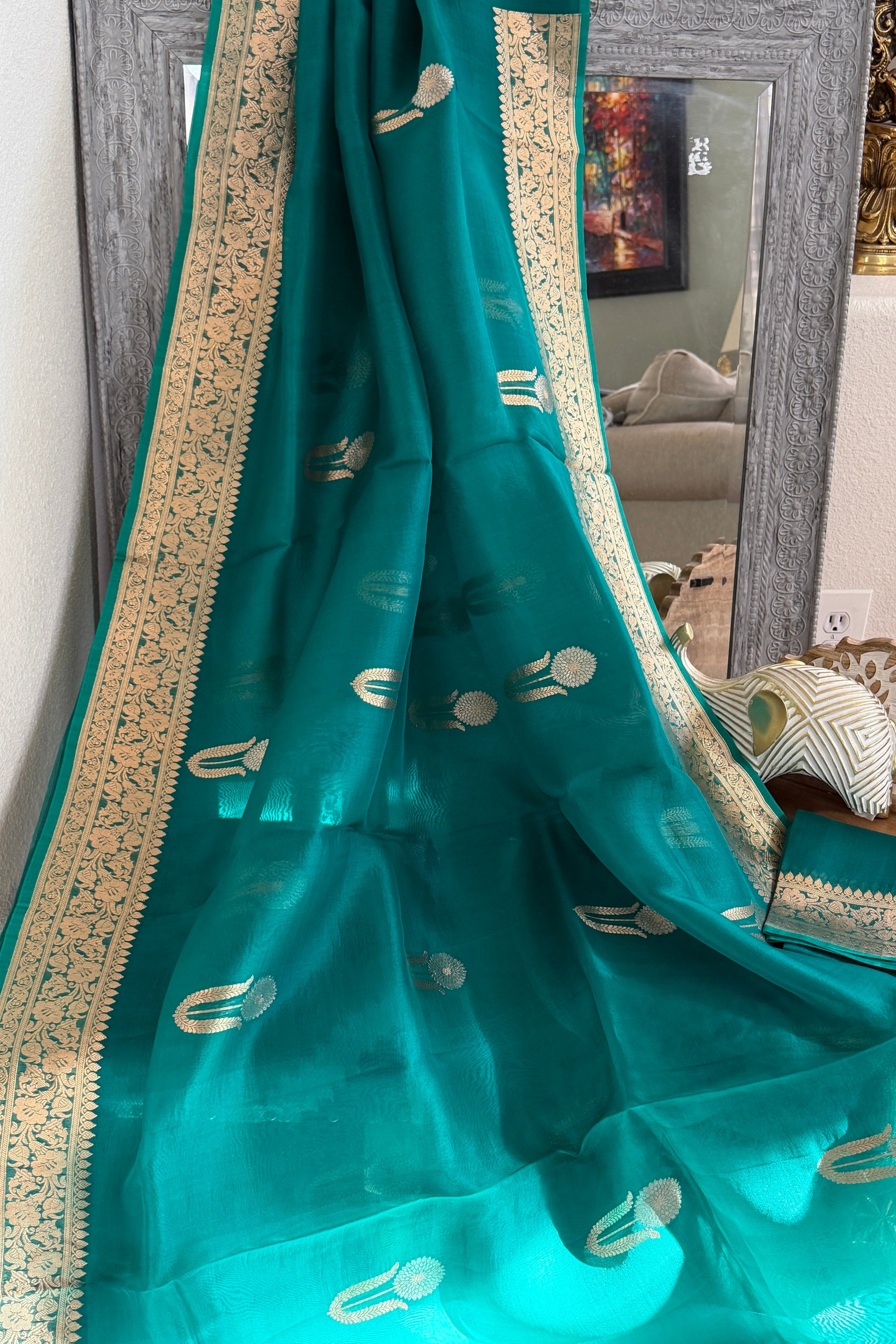 Banarasi Kora Organza Silk Saree