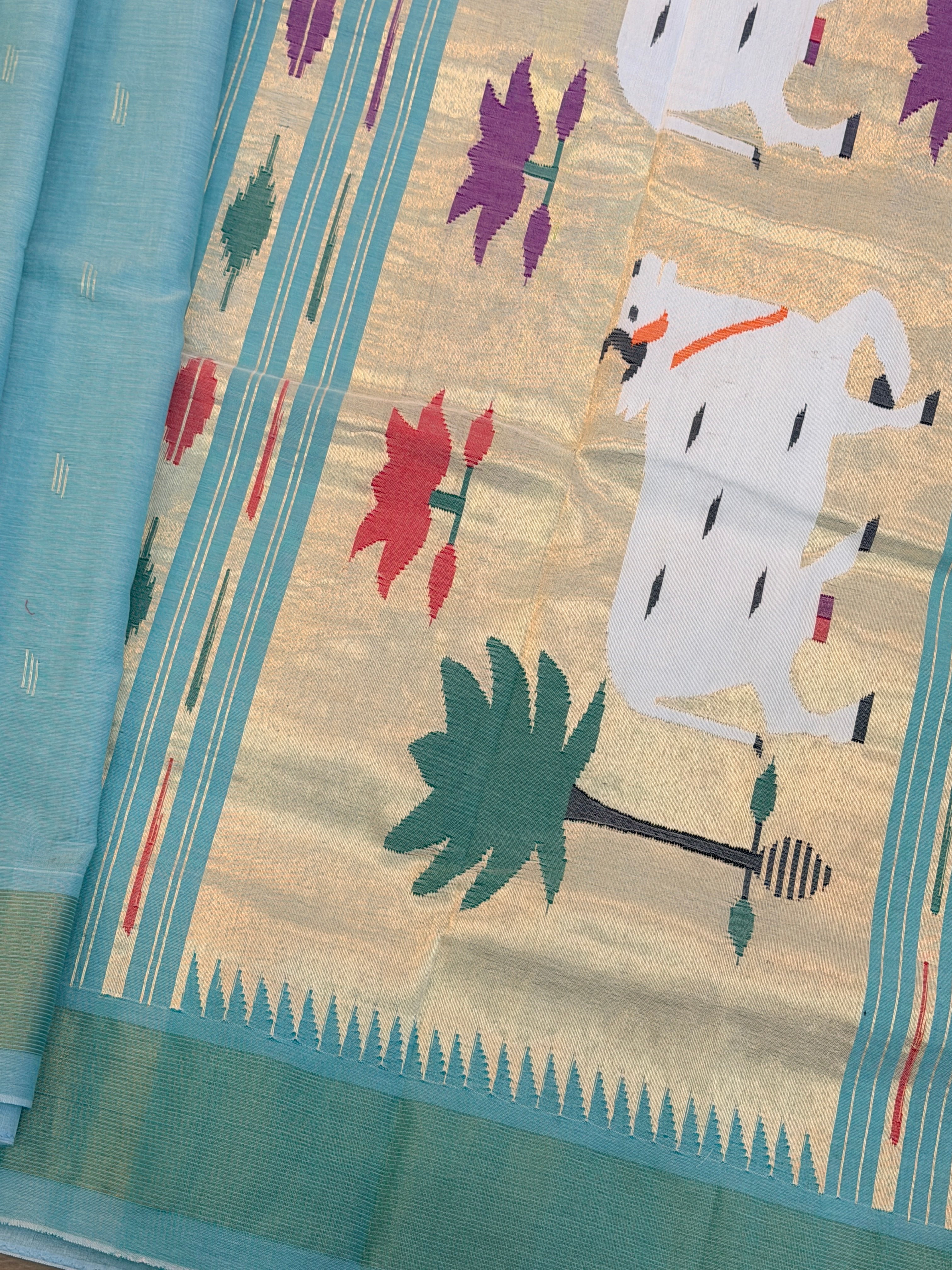 Paithani Cotton handloom saree