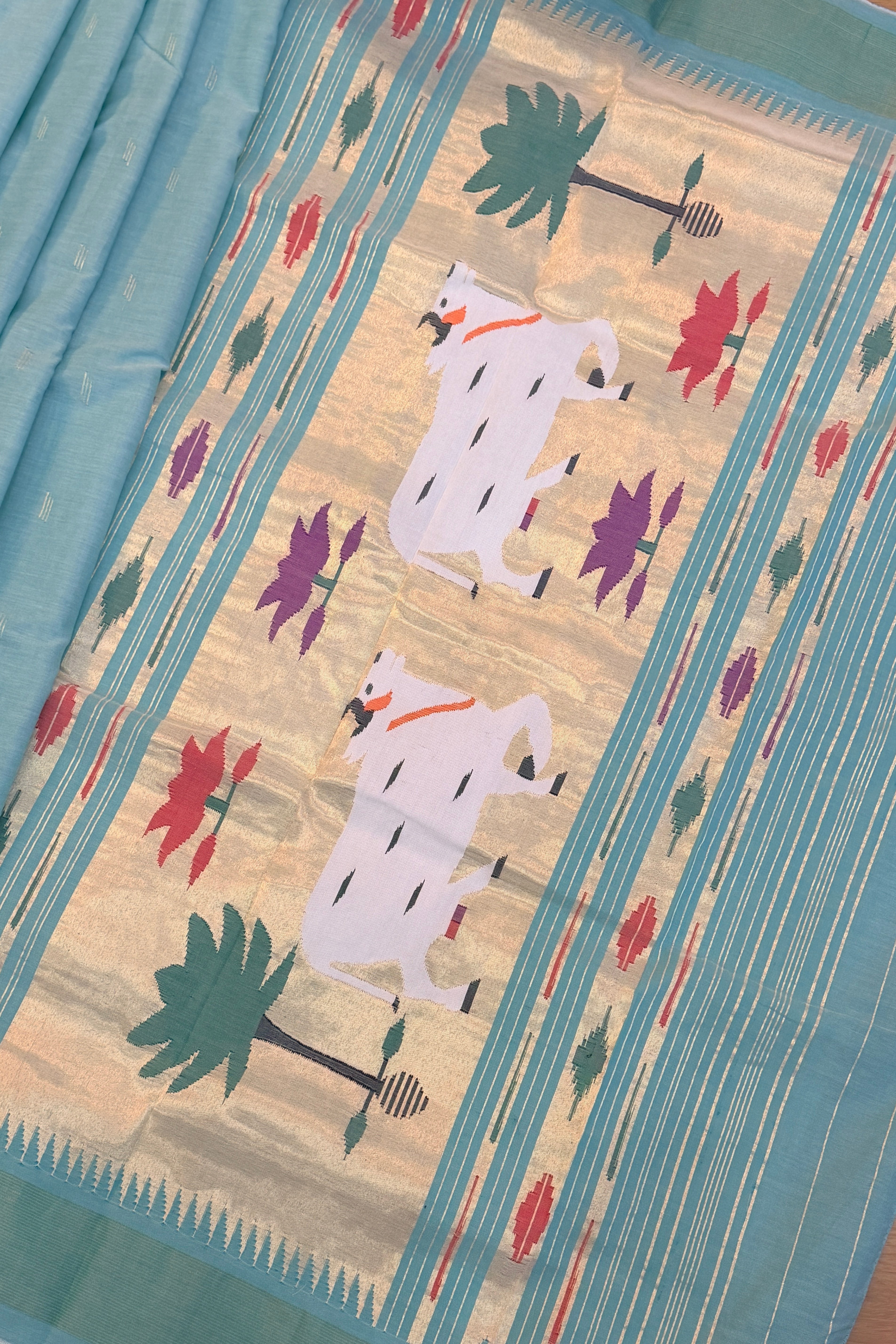 Paithani Cotton handloom saree