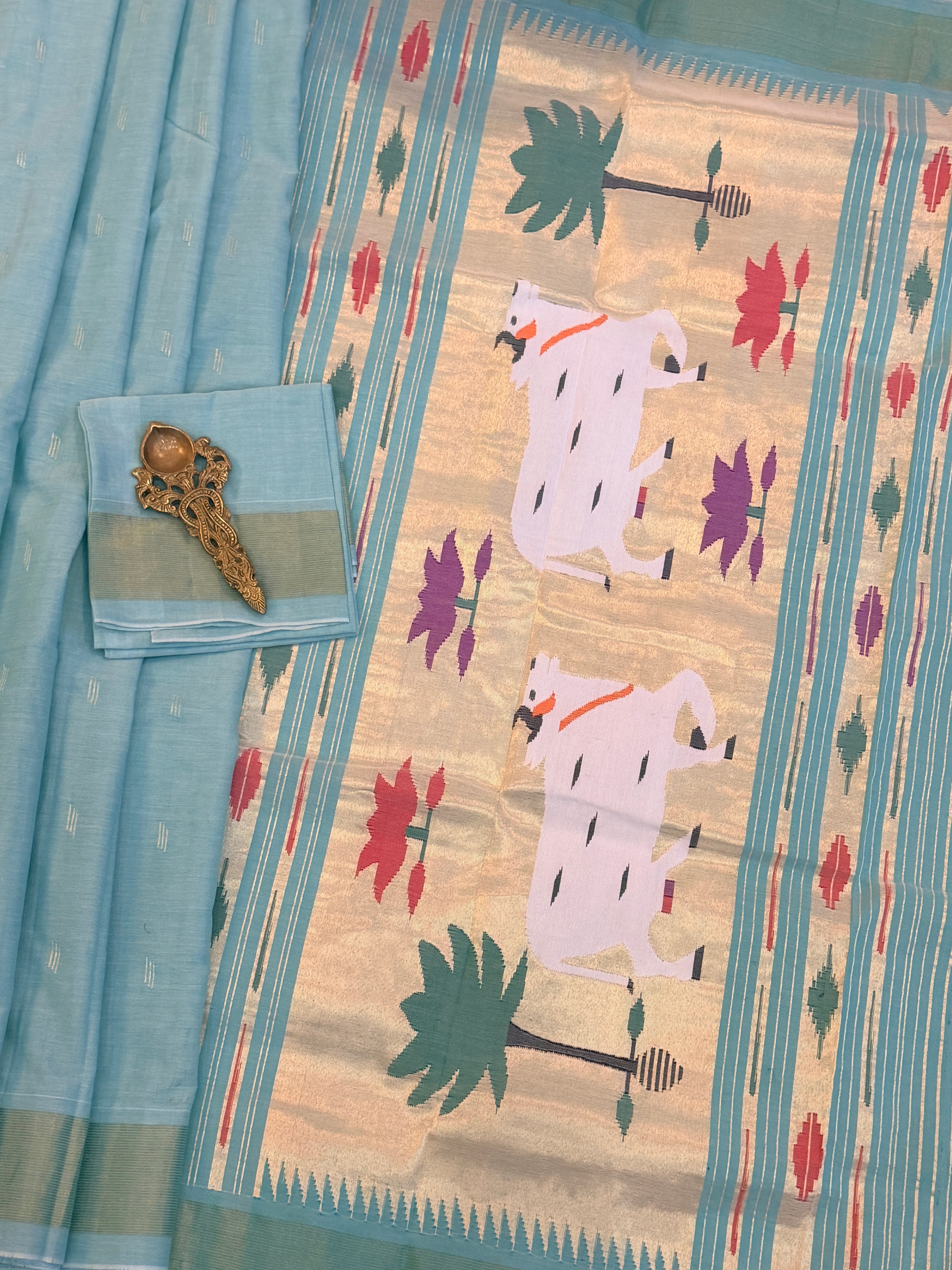 Paithani Cotton handloom saree