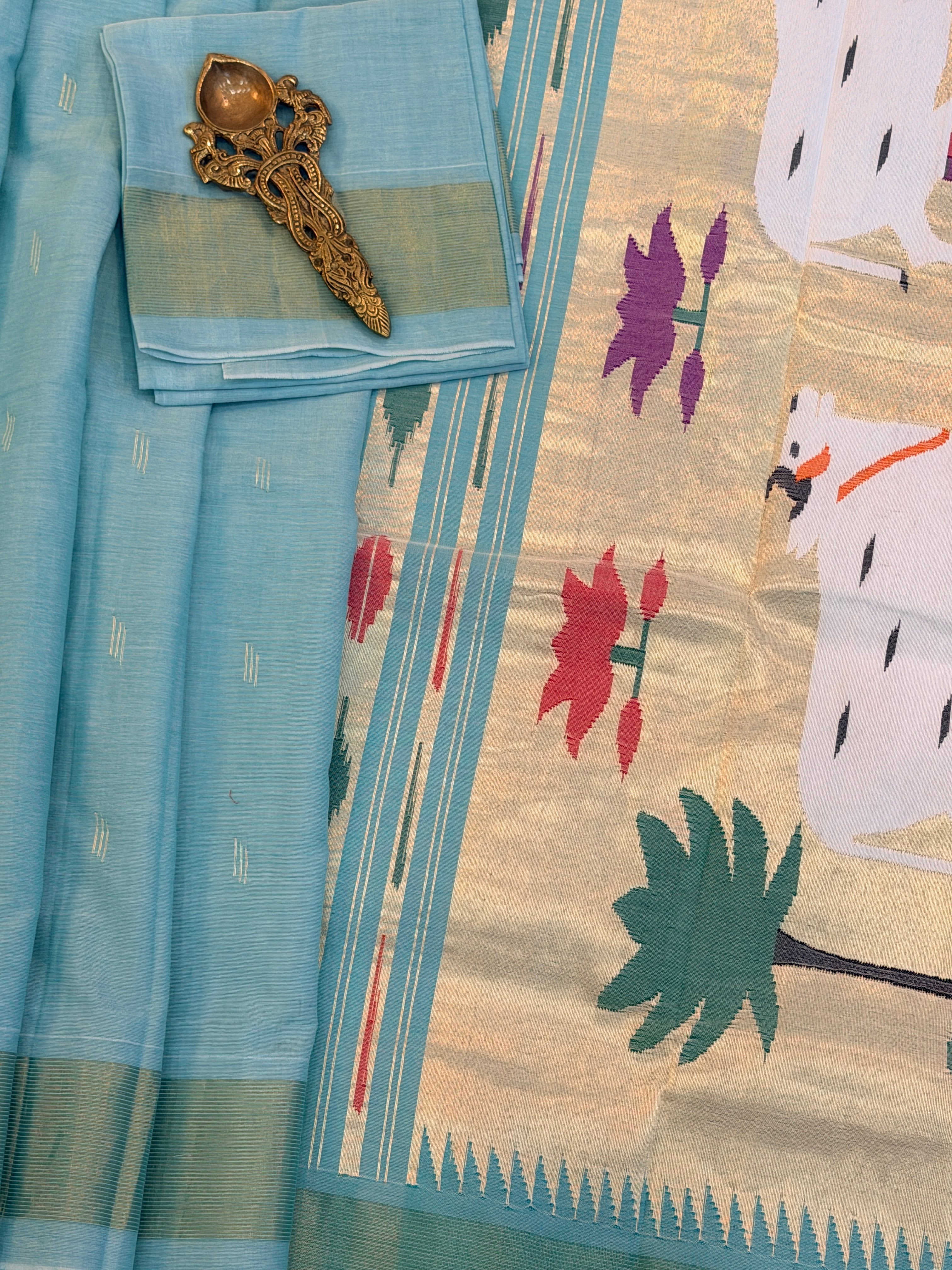 Paithani Cotton handloom saree