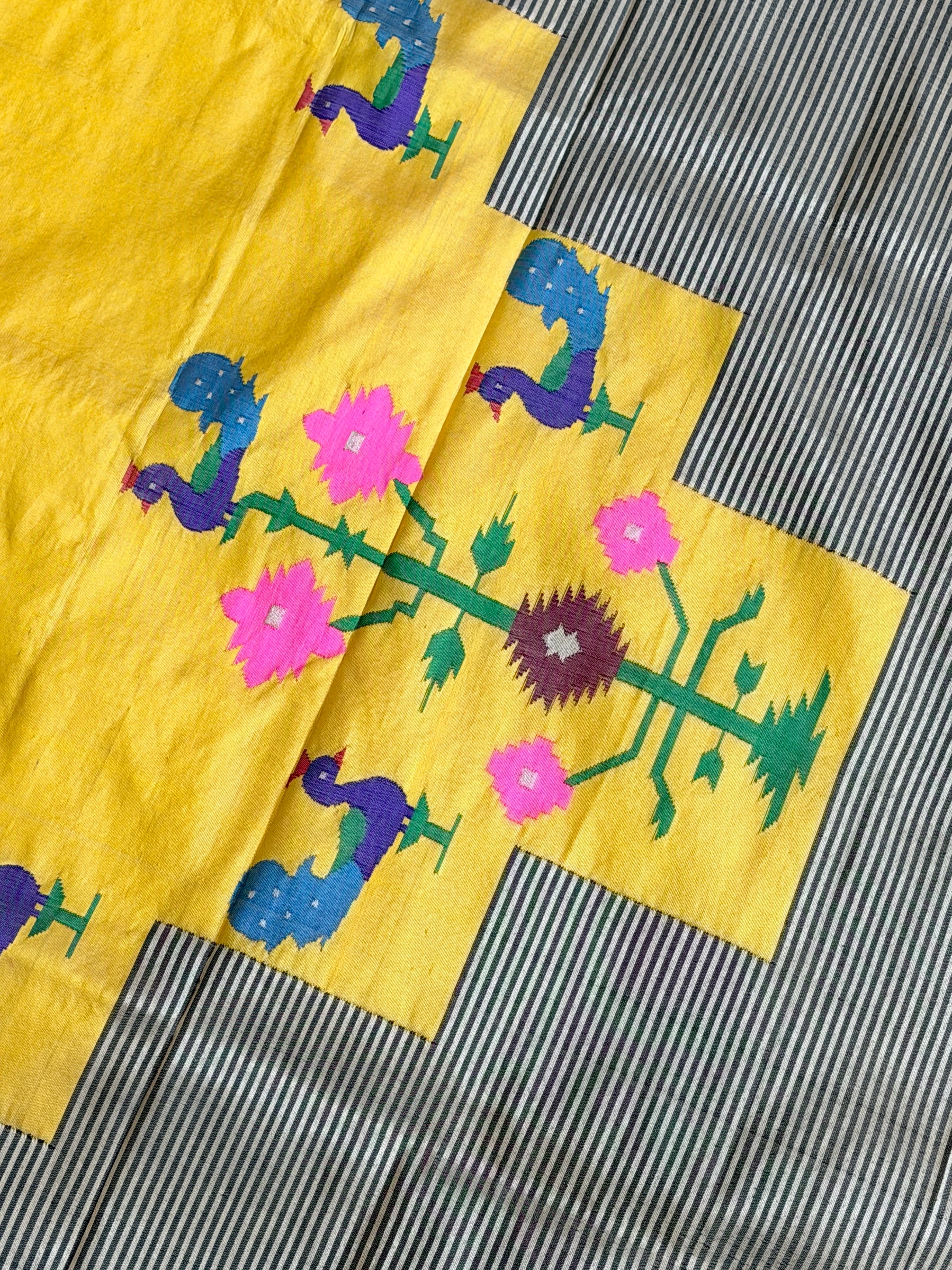 Paithani Pure silk handloom saree