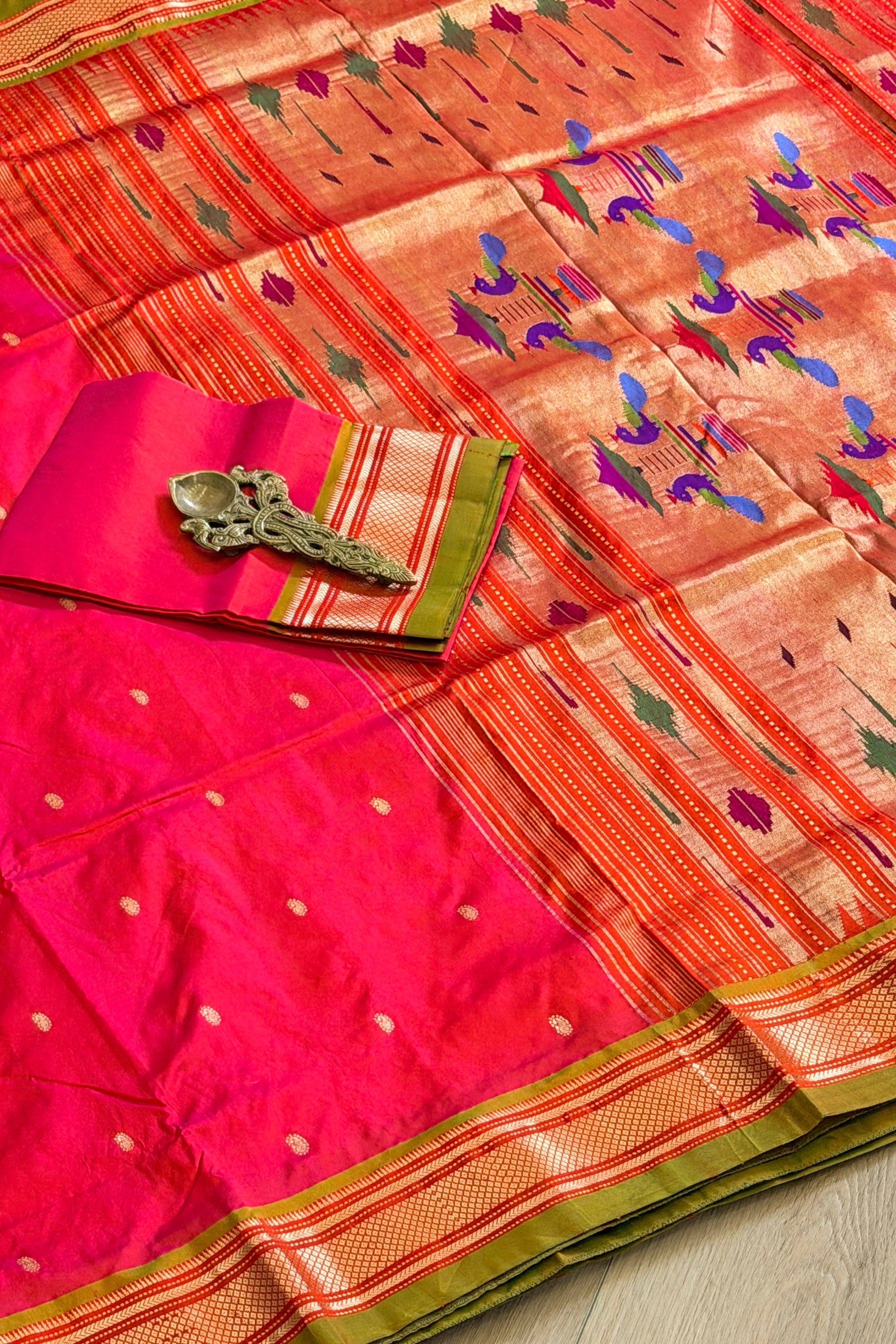 Paithani Pure silk handloom saree