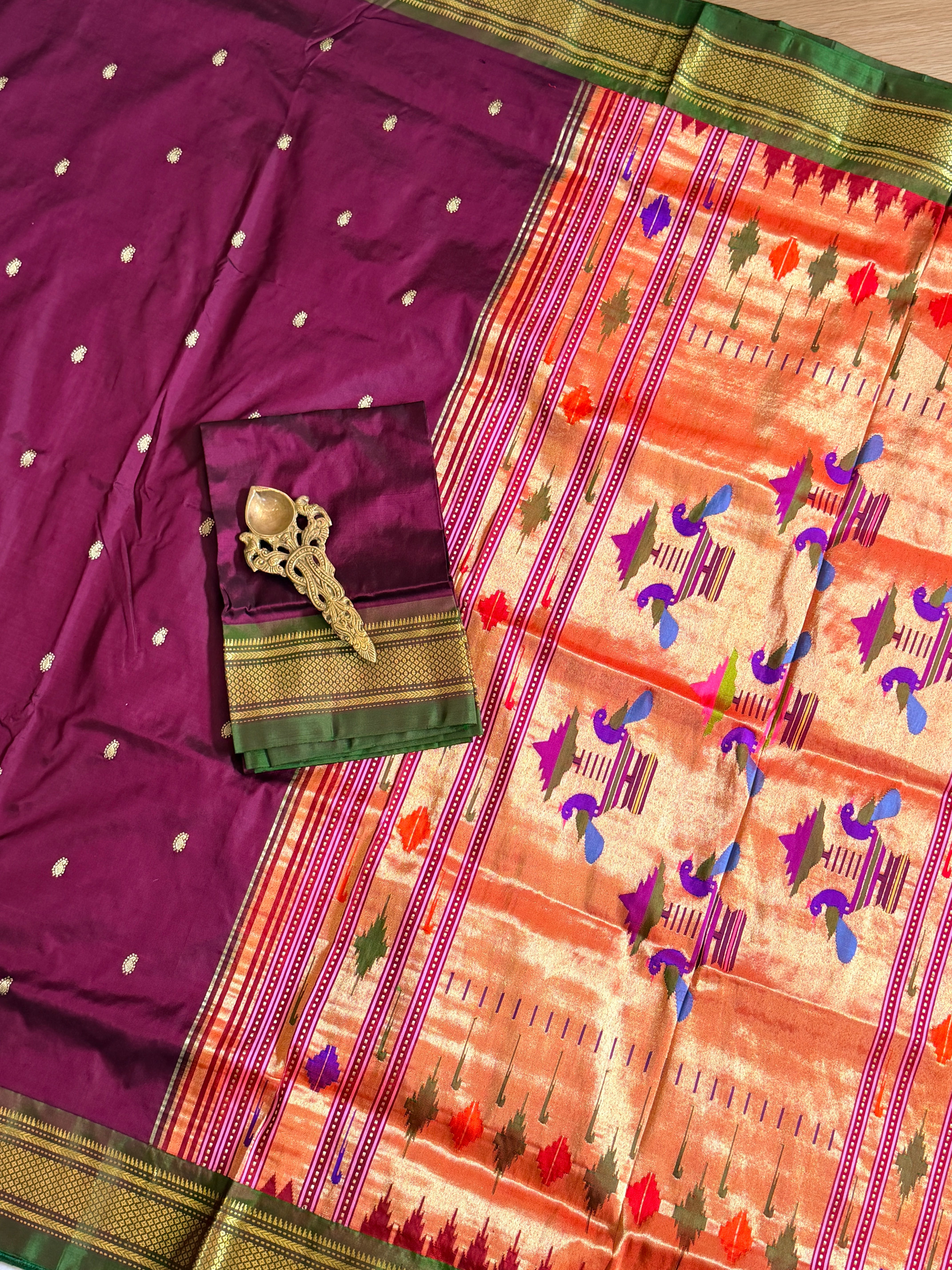 Paithani Pure silk handloom saree
