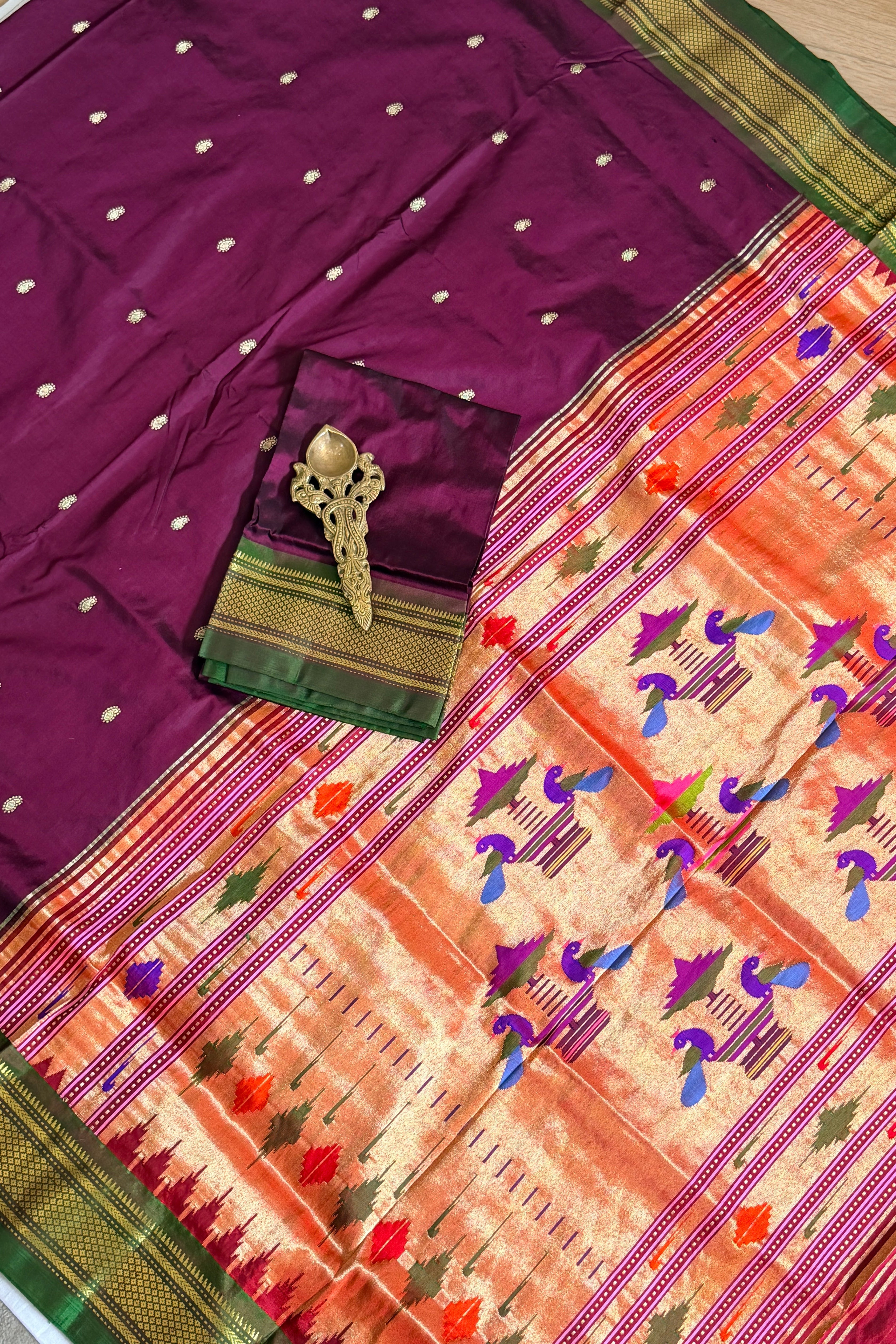 Paithani Pure silk handloom saree