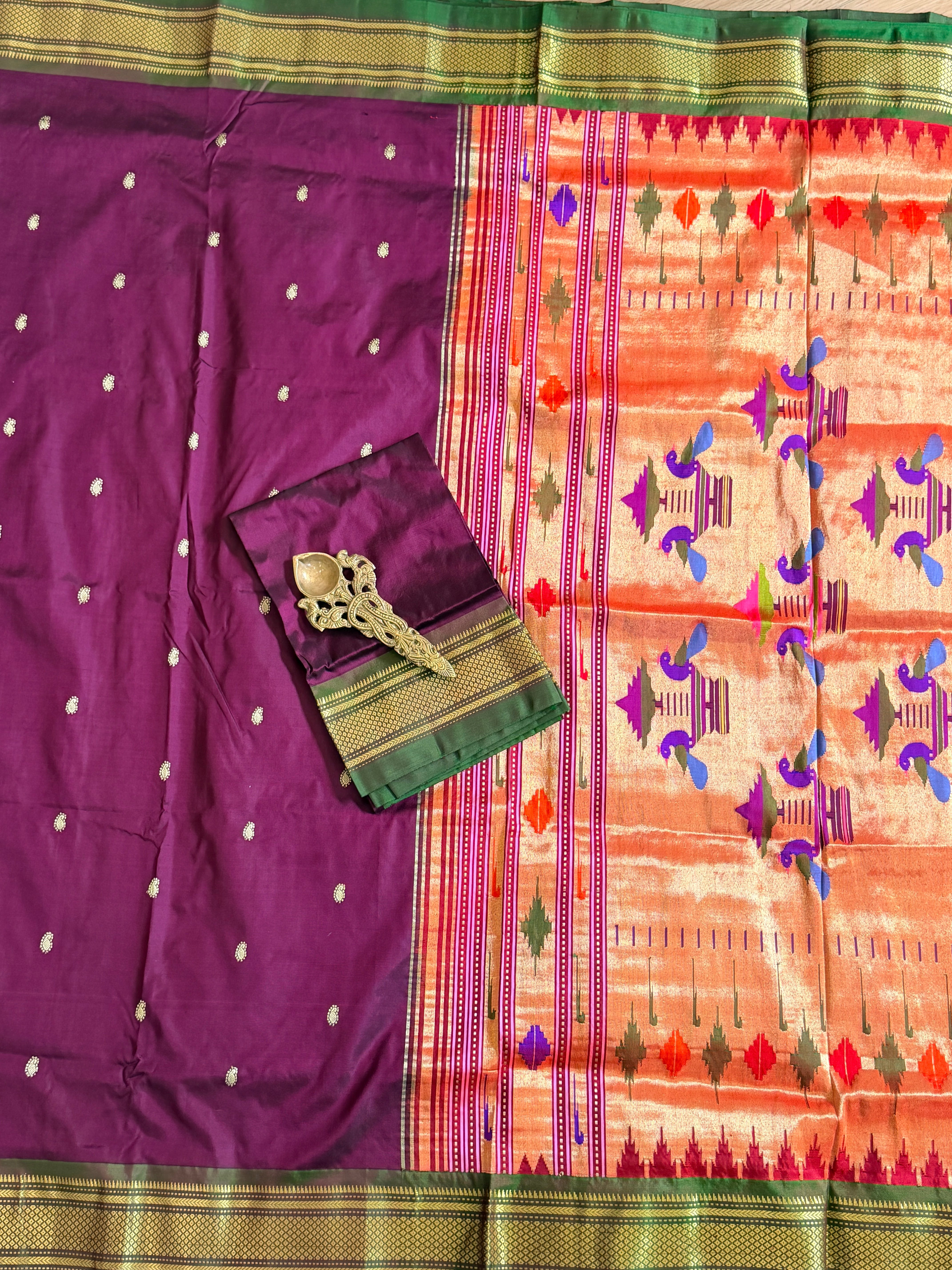 Paithani Pure silk handloom saree