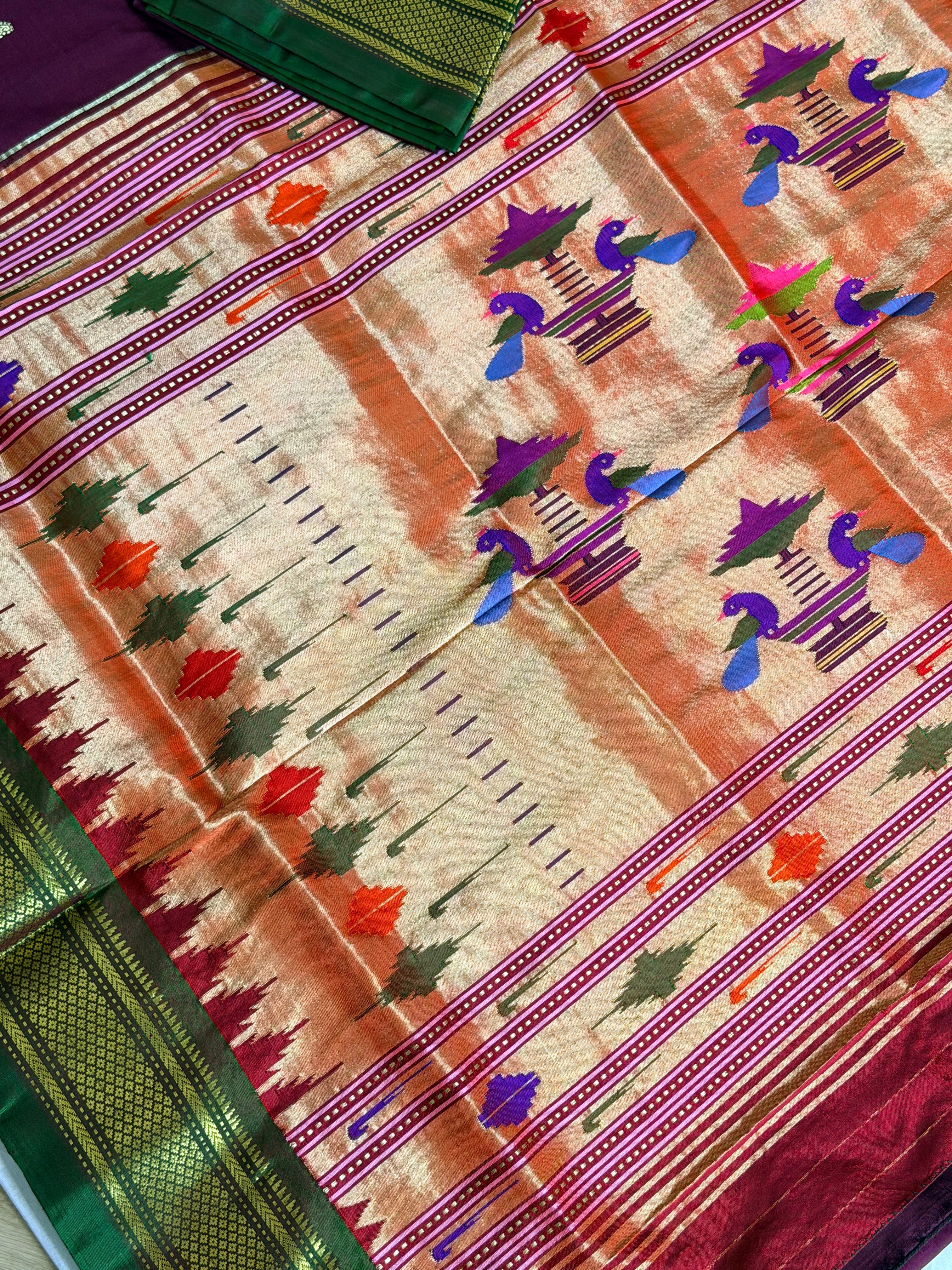 Paithani Pure silk handloom saree