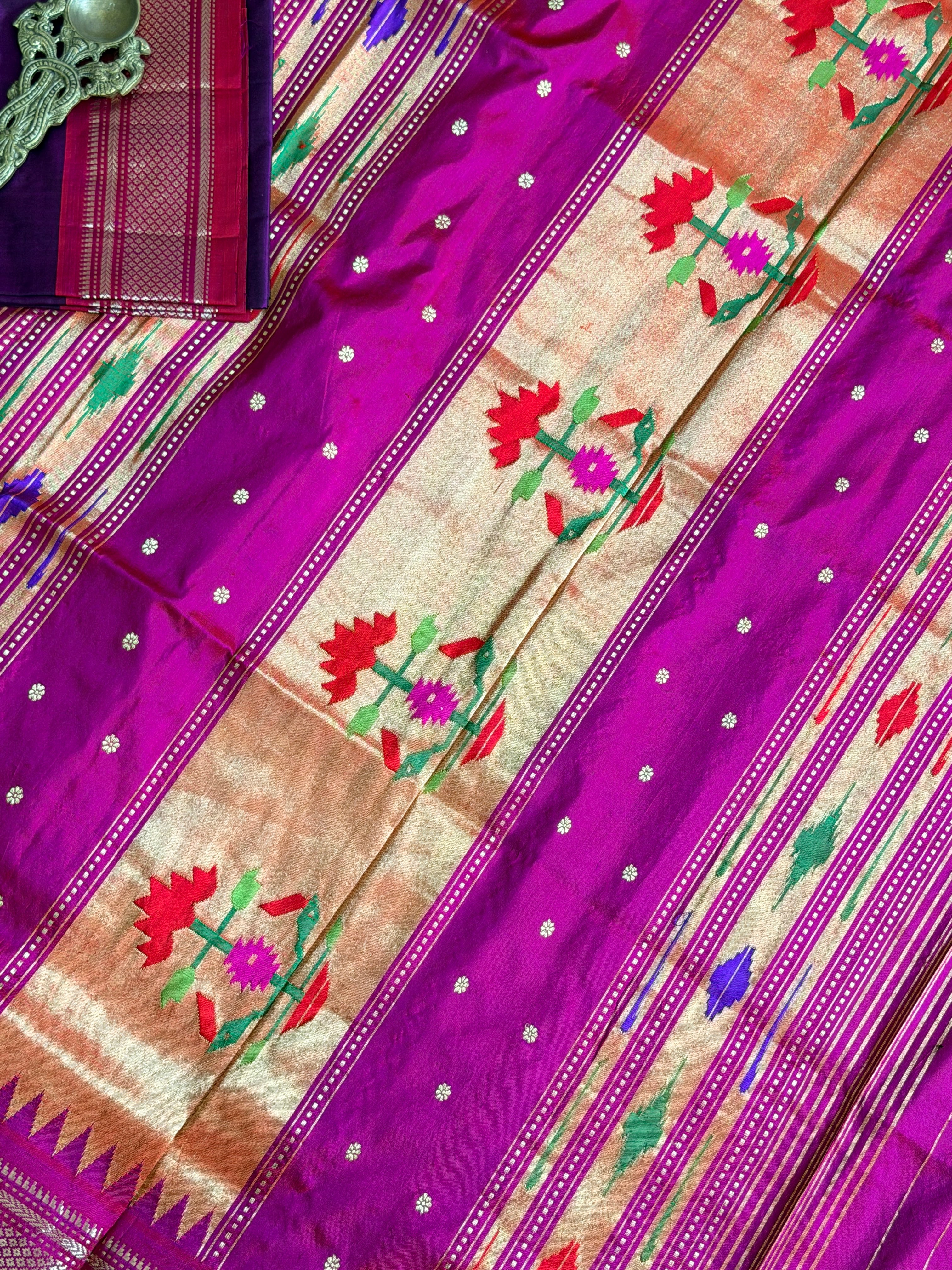 Paithani Pure silk handloom saree