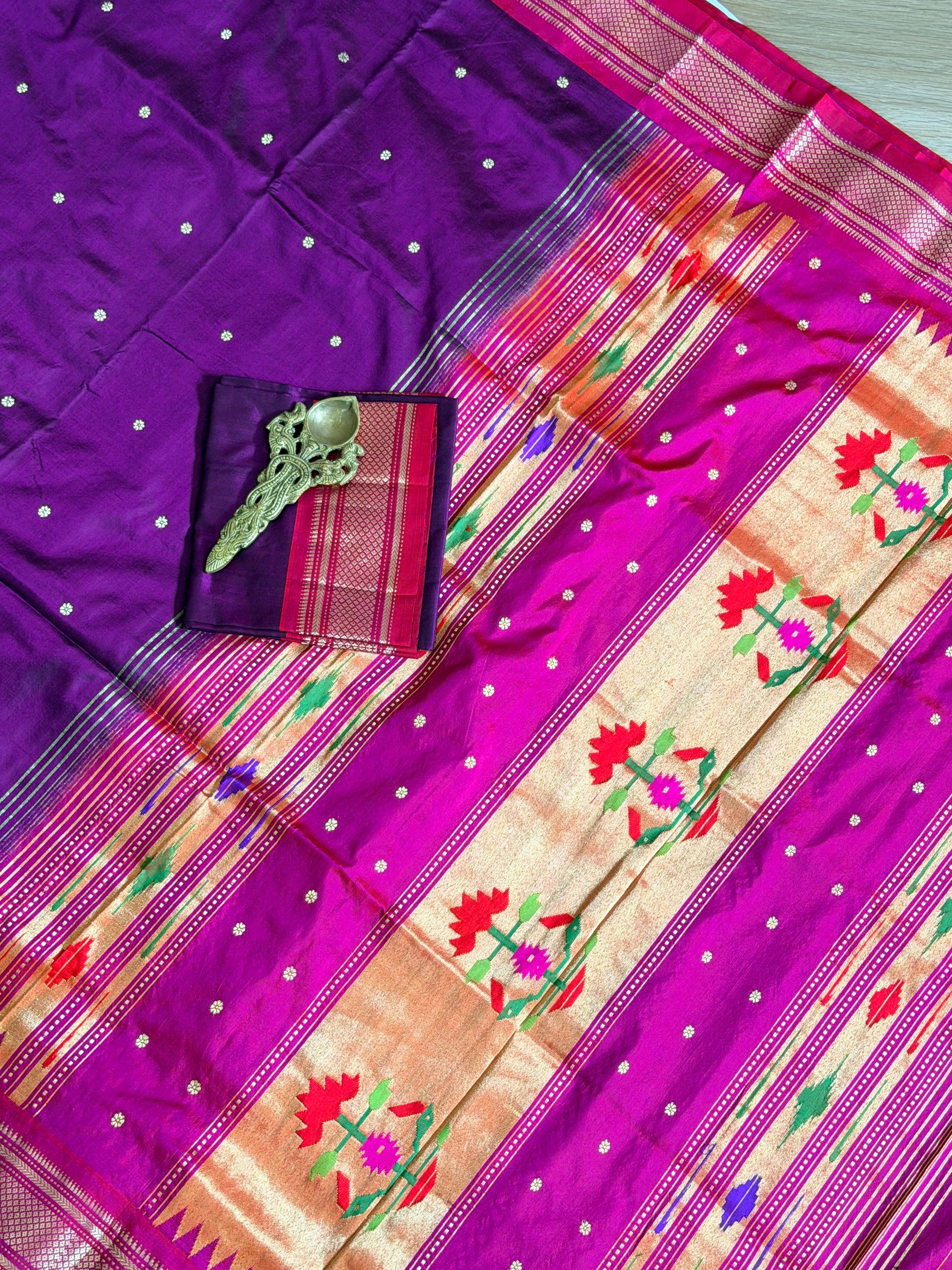 Paithani Pure silk handloom saree