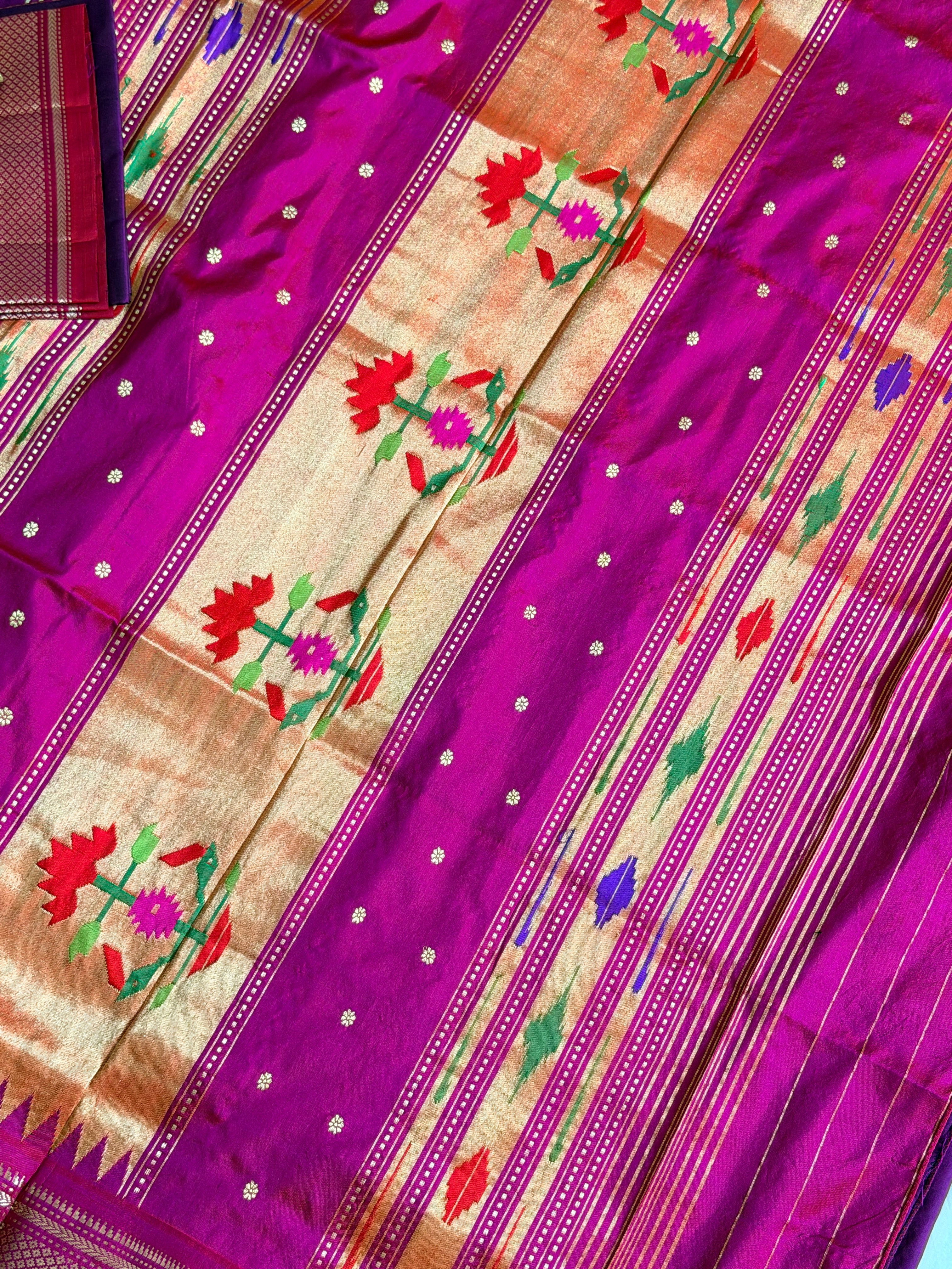 Paithani Pure silk handloom saree