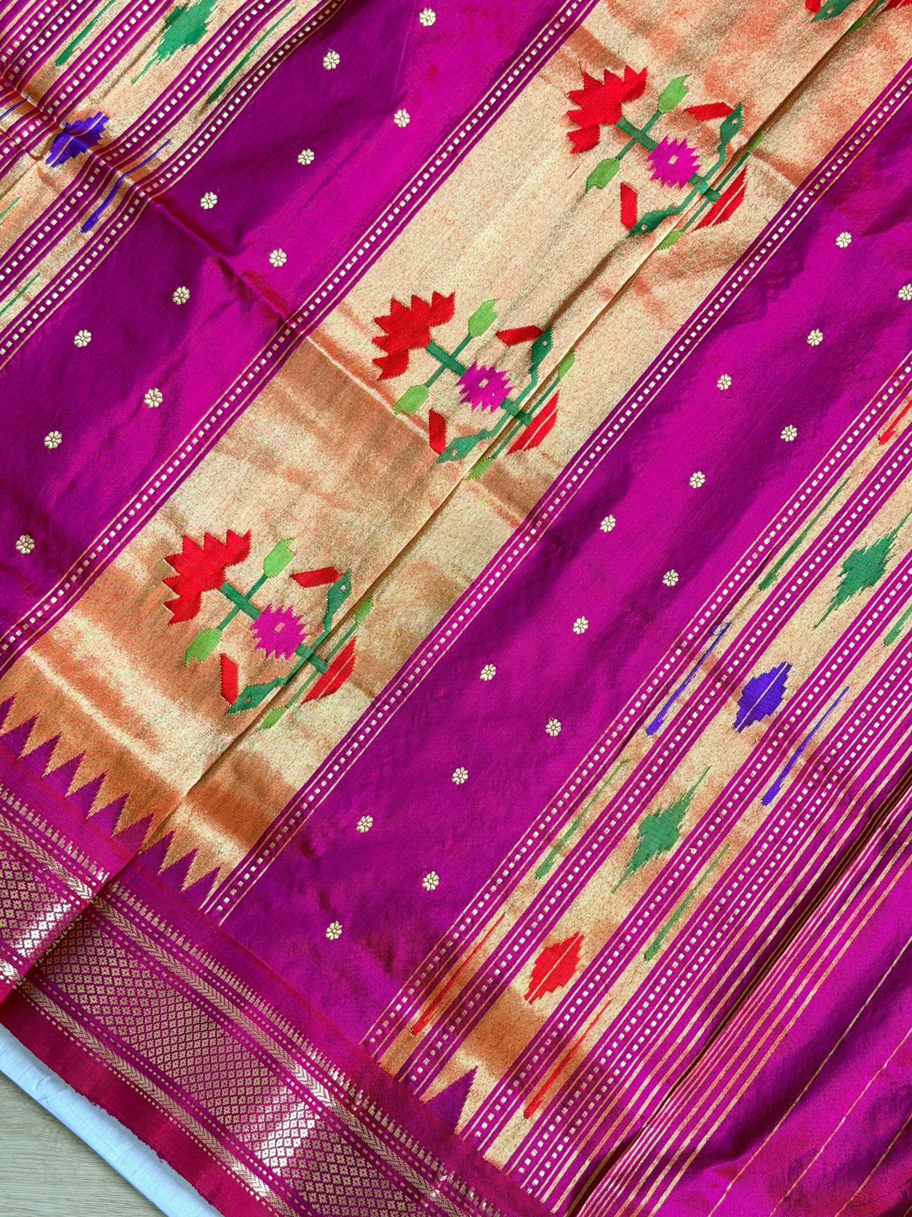 Paithani Pure silk handloom saree