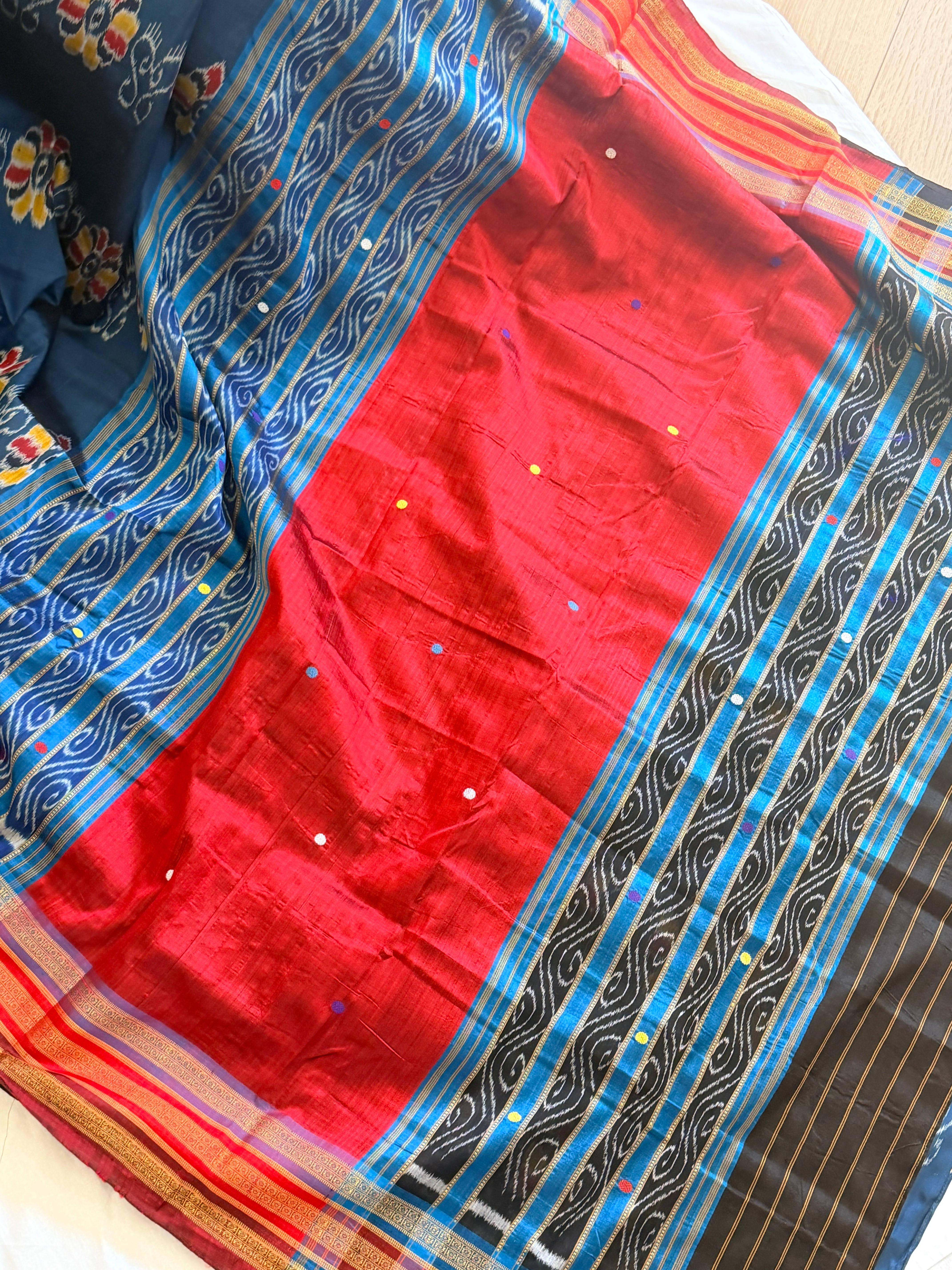 Baghambari kathiphera handloom odisha saree