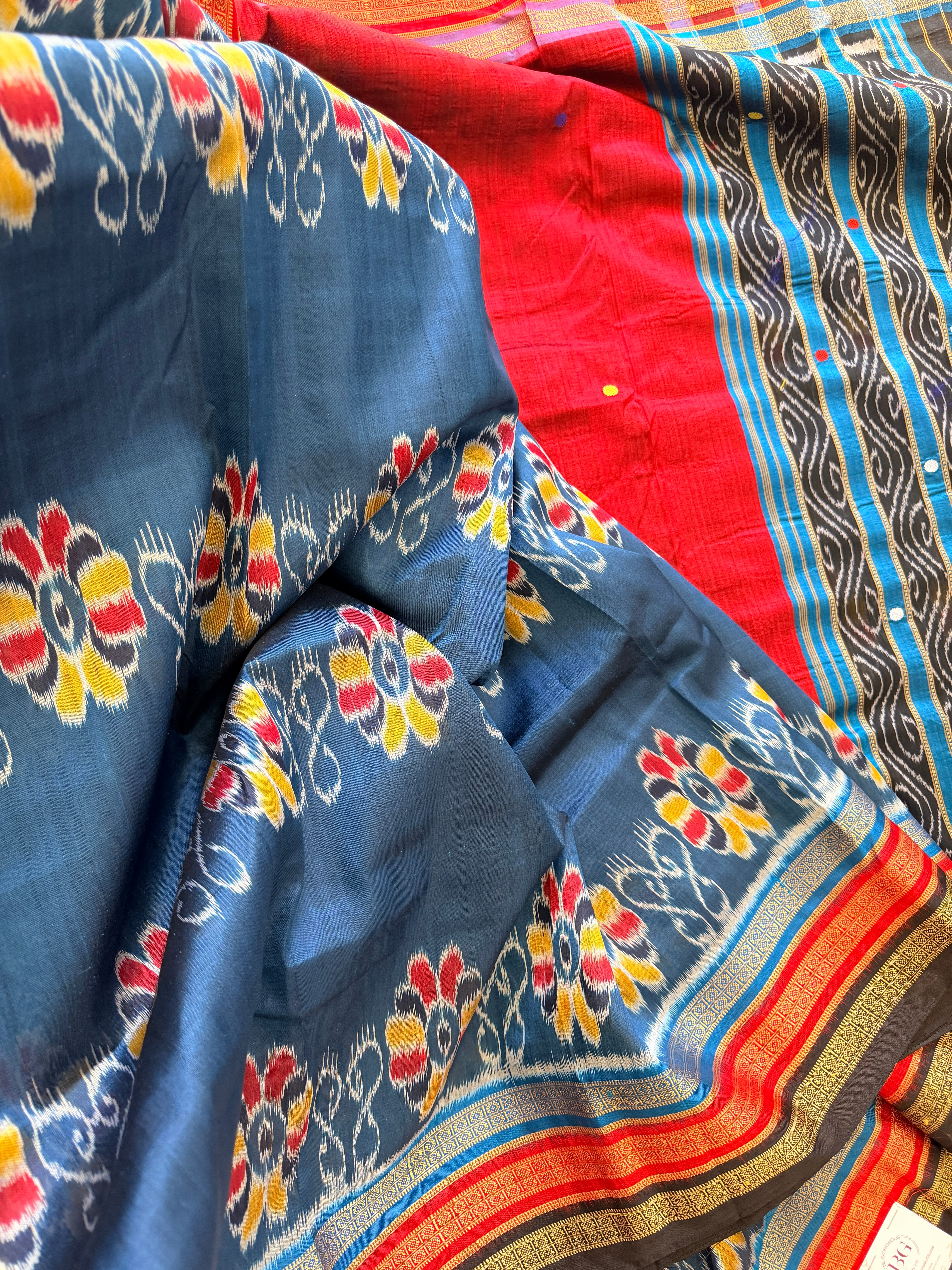 Baghambari kathiphera handloom odisha saree