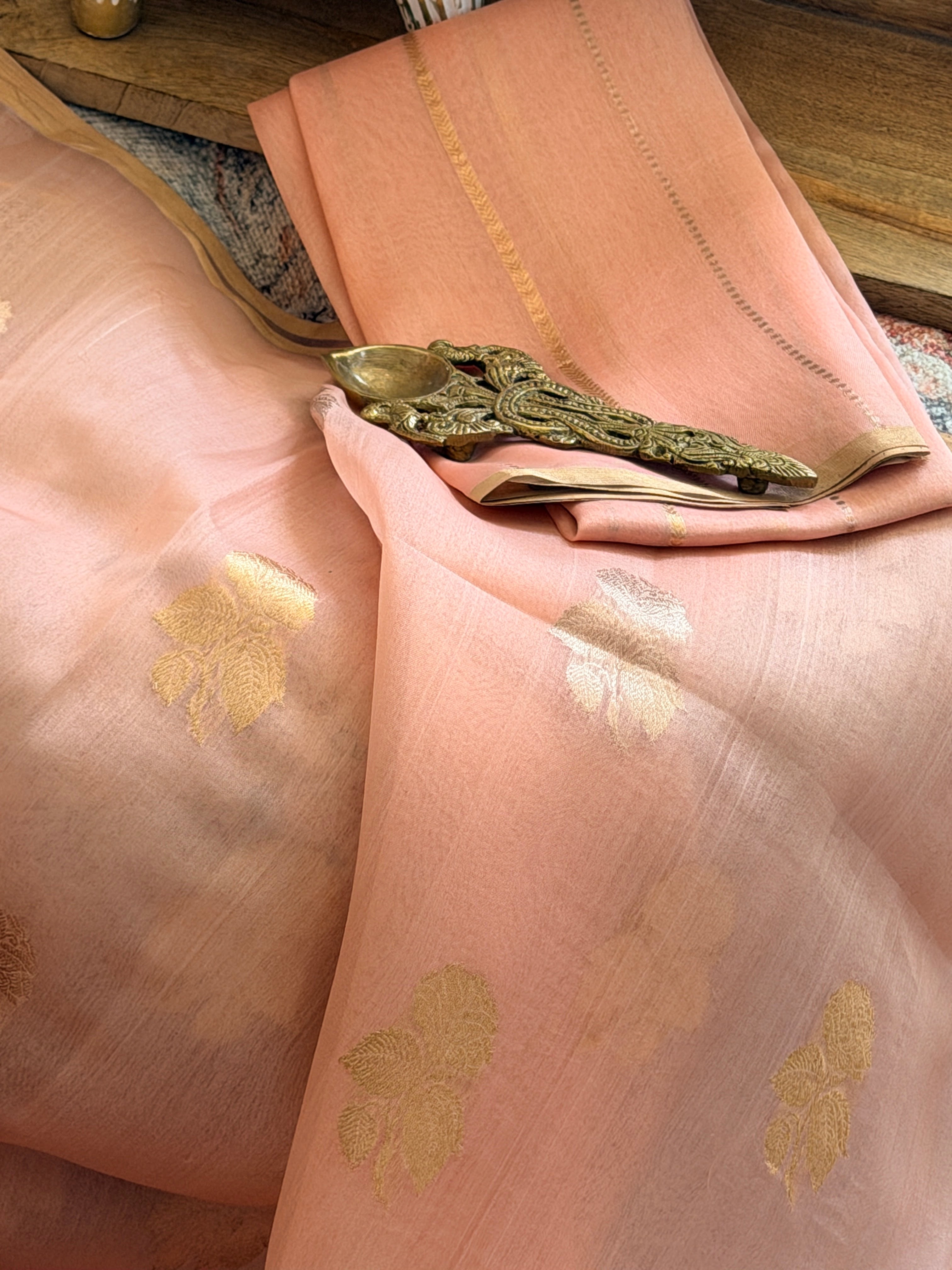 Banarasi Kora Organza Silk Saree