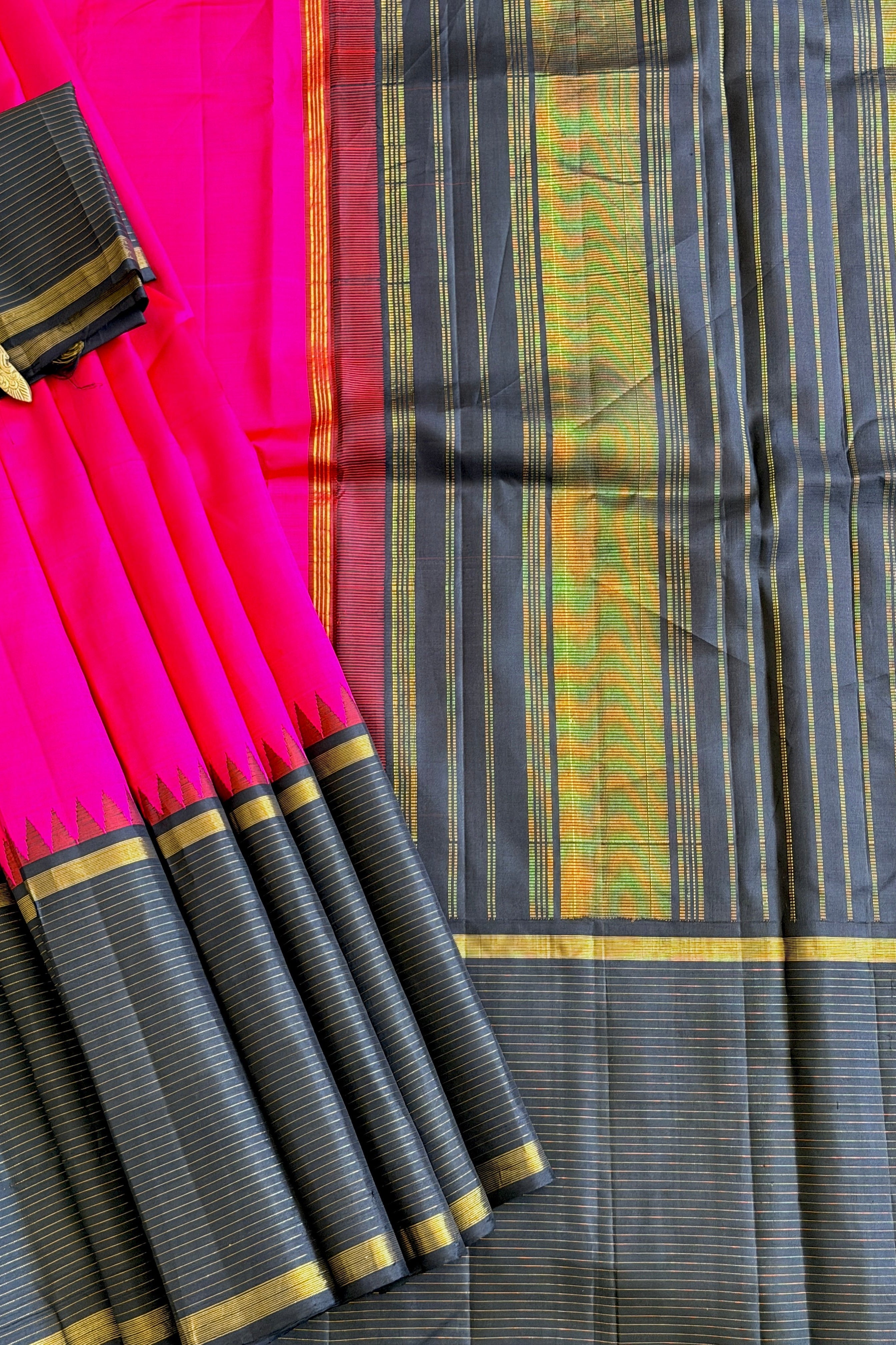 Kanjeevaram Handloom Pure Silk Saree