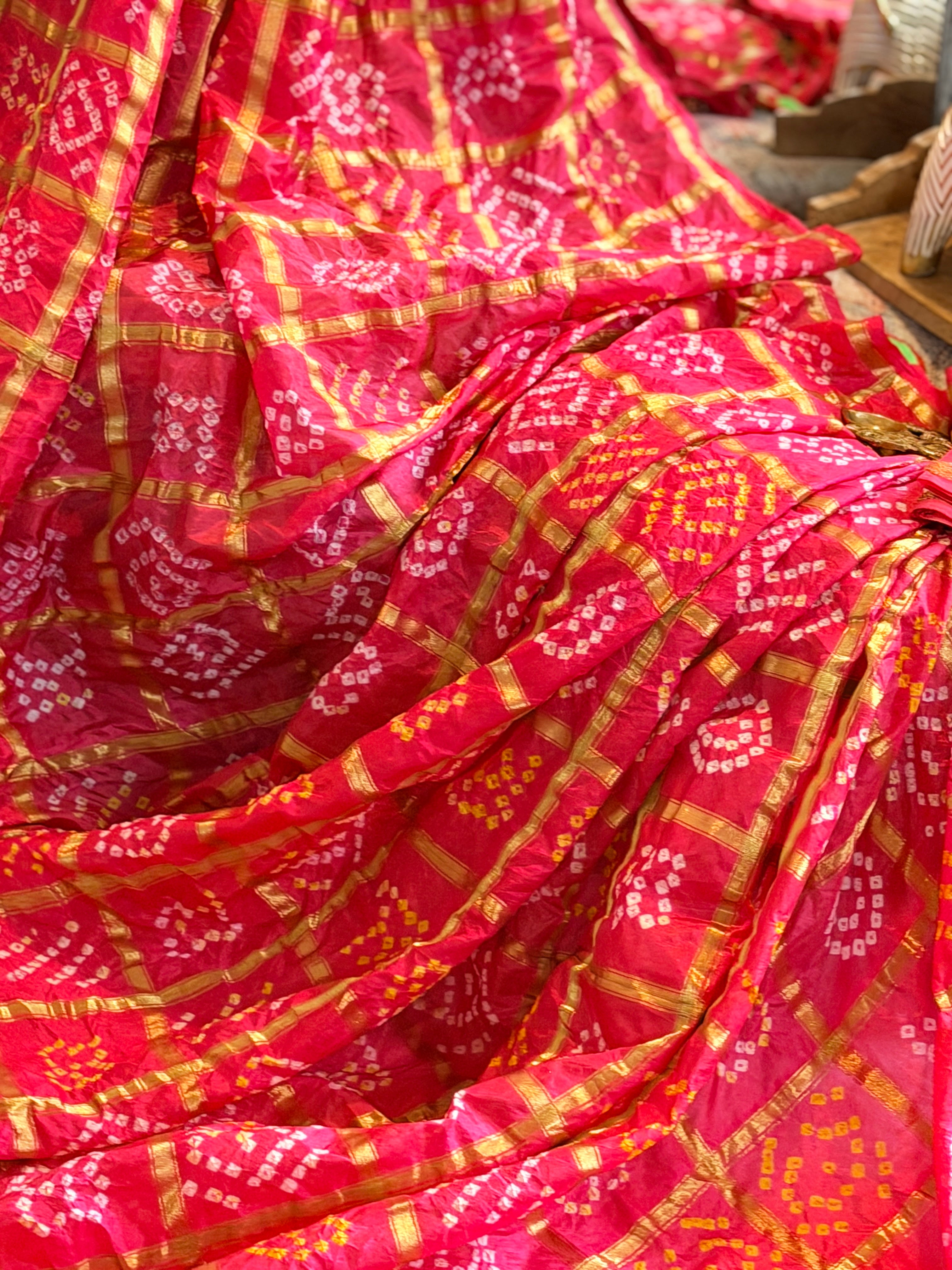 Bandhani Saree on Pure silk