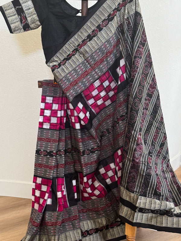 Odisha Bichritrapuri Sambalpuri Silk Handloom Saree