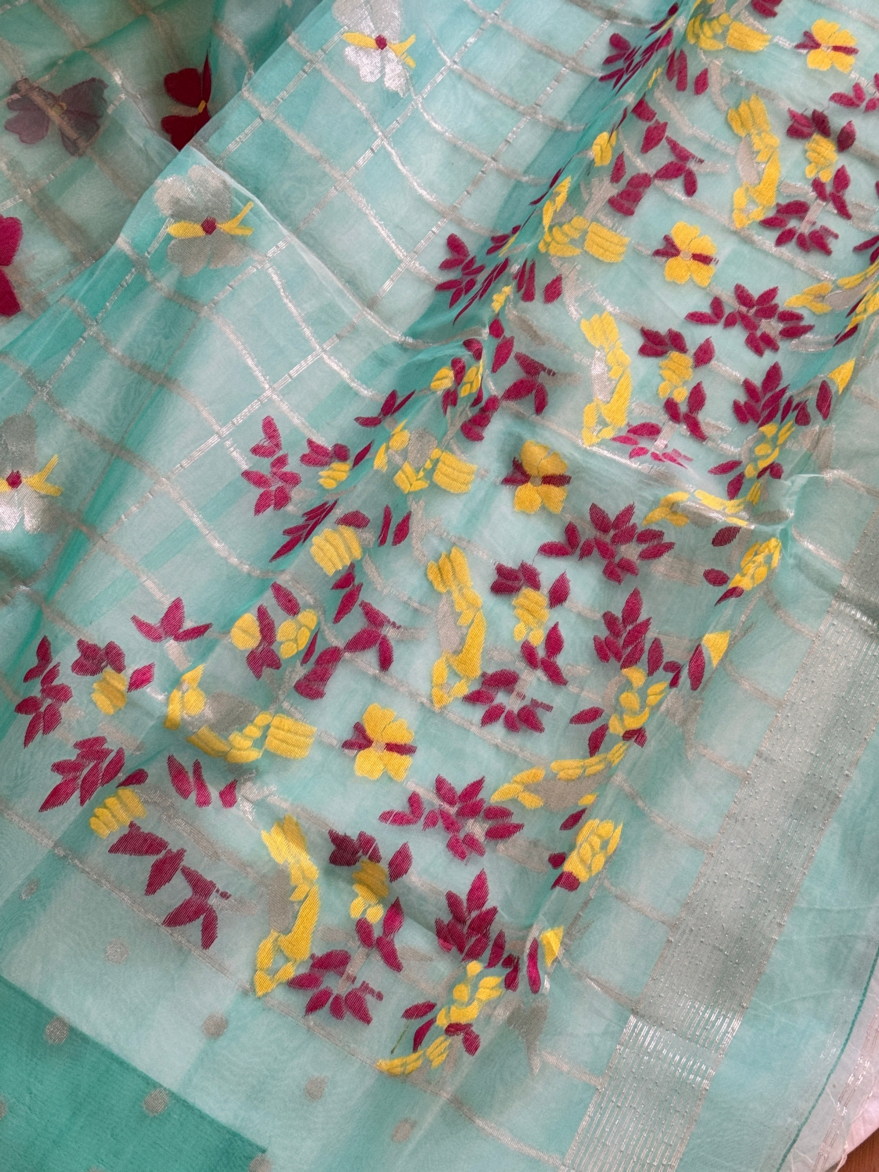 Jamdani Muslin Saree