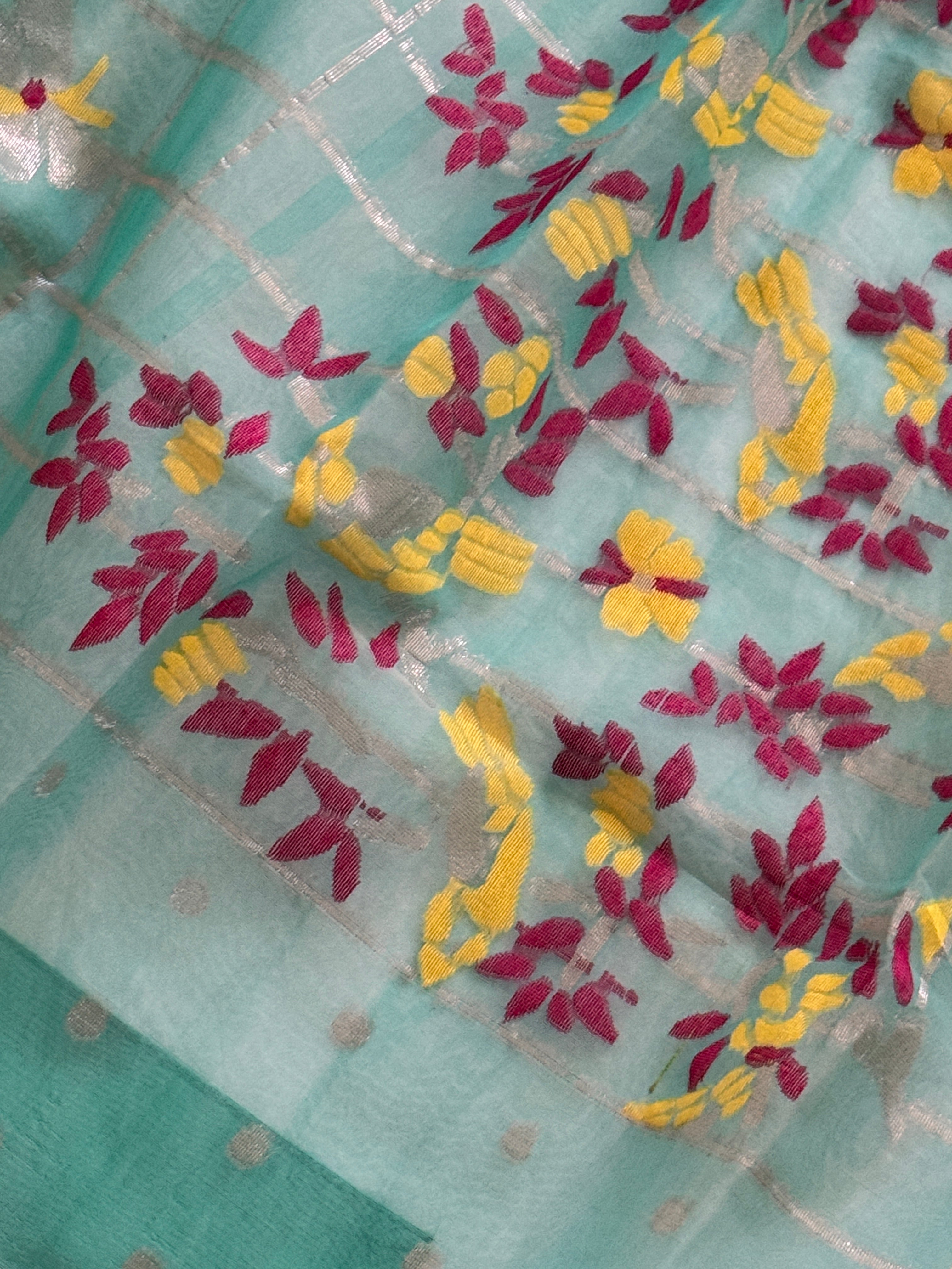 Jamdani Muslin Saree