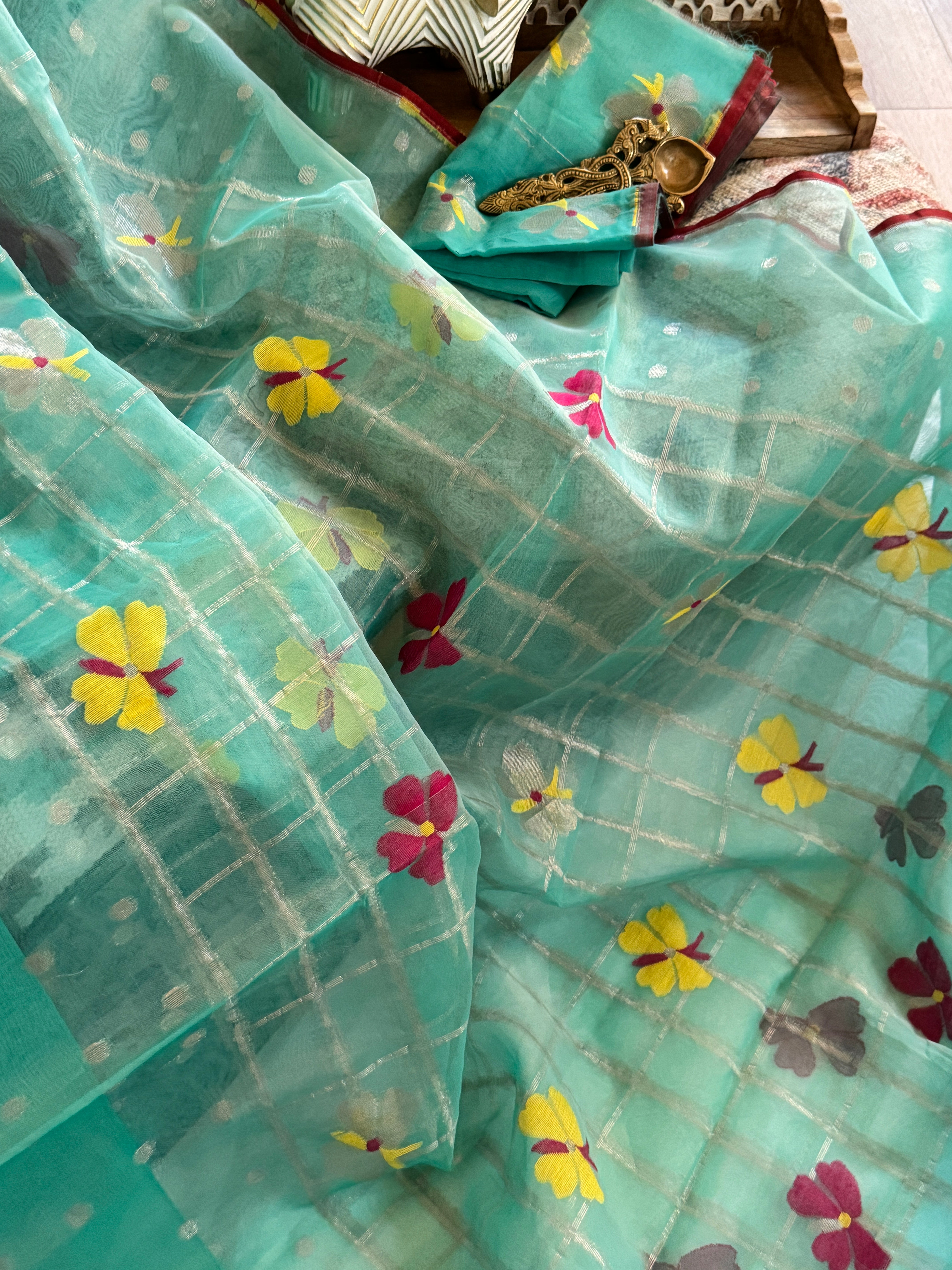 Jamdani Muslin Saree