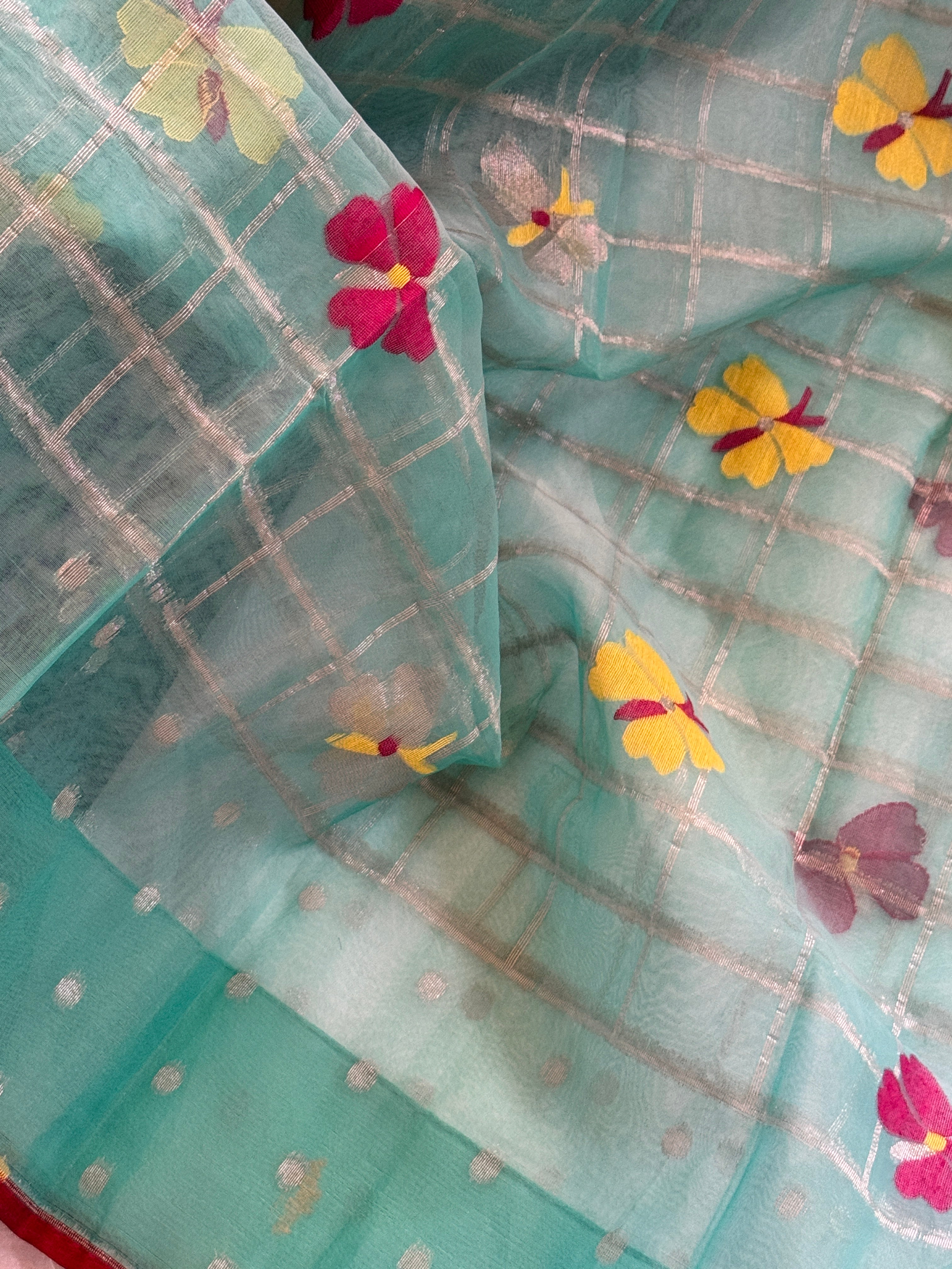 Jamdani Muslin Saree
