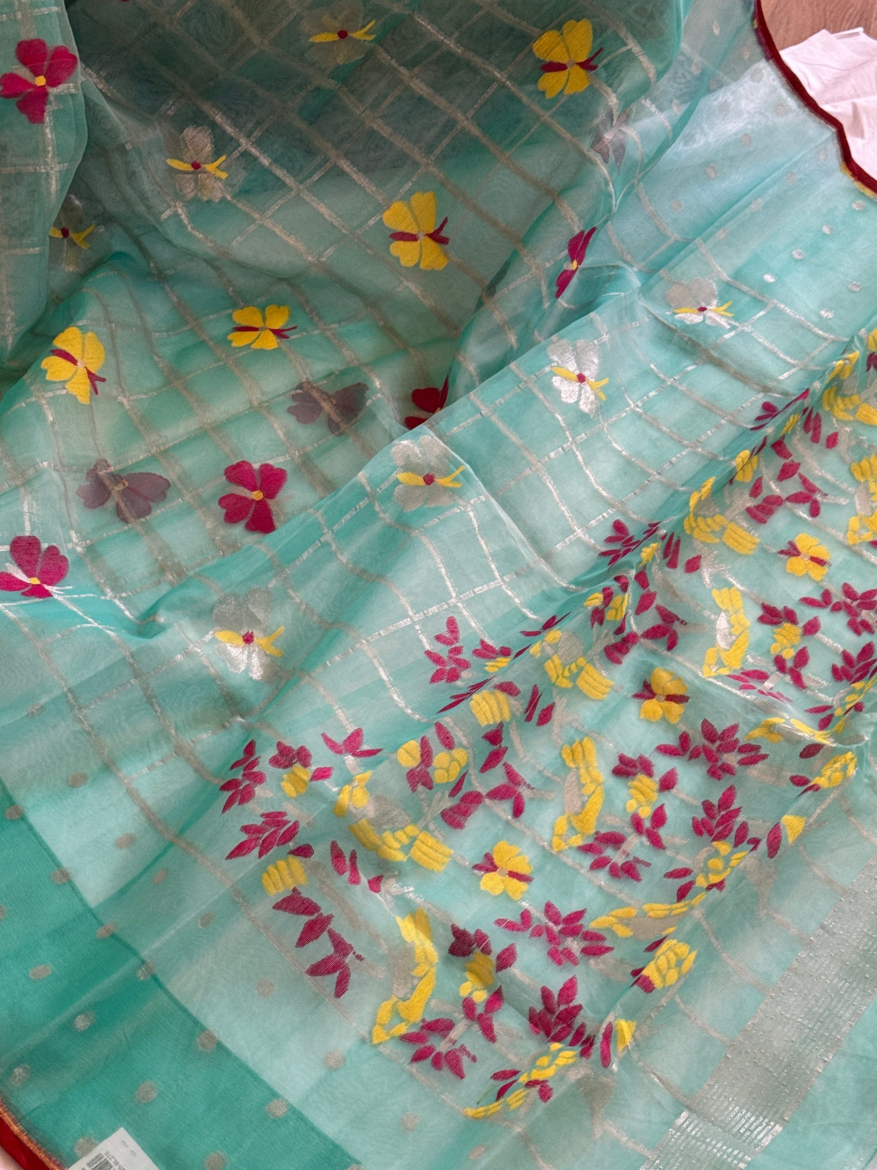 Jamdani Muslin Saree